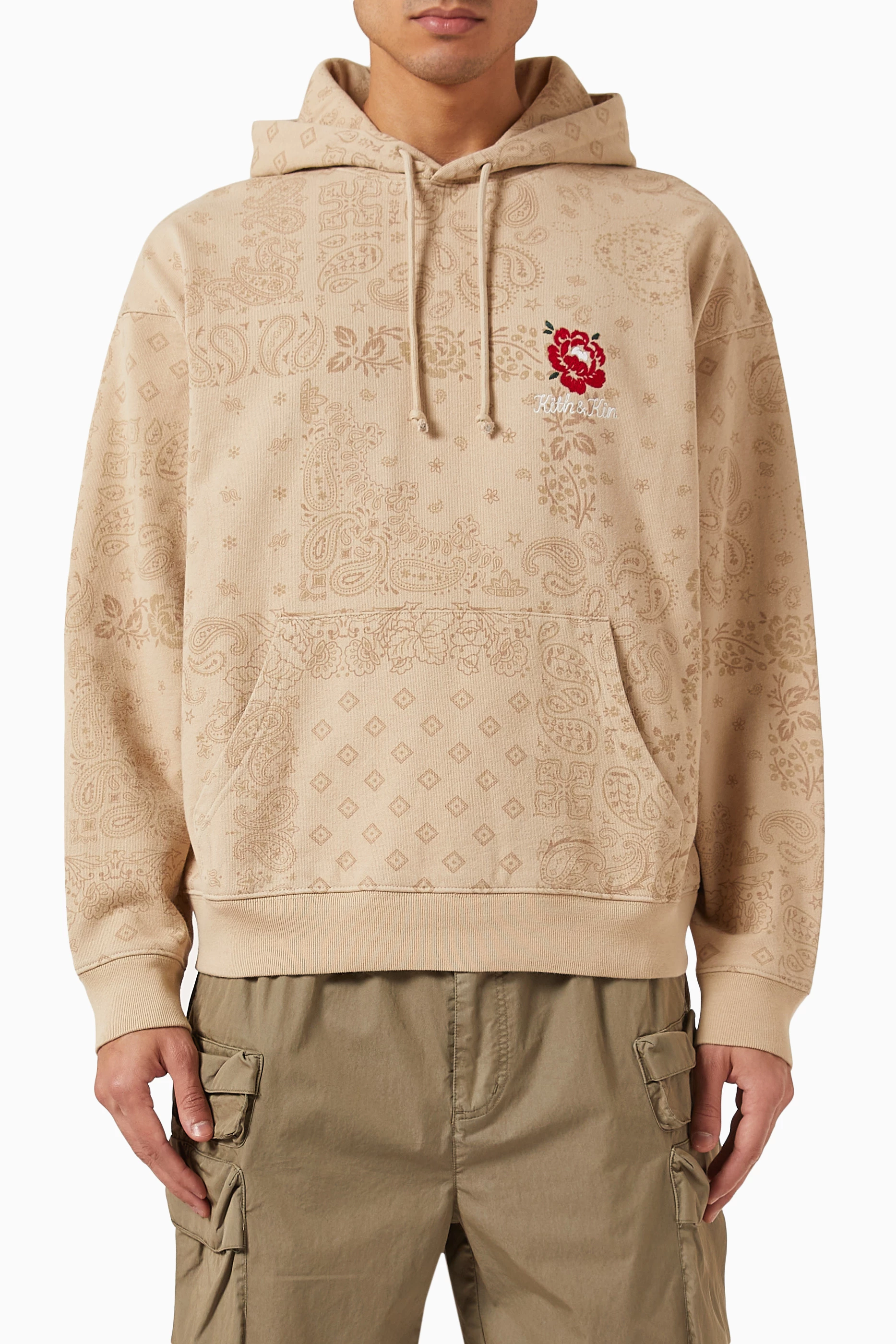Paisley cheap hoodie mens