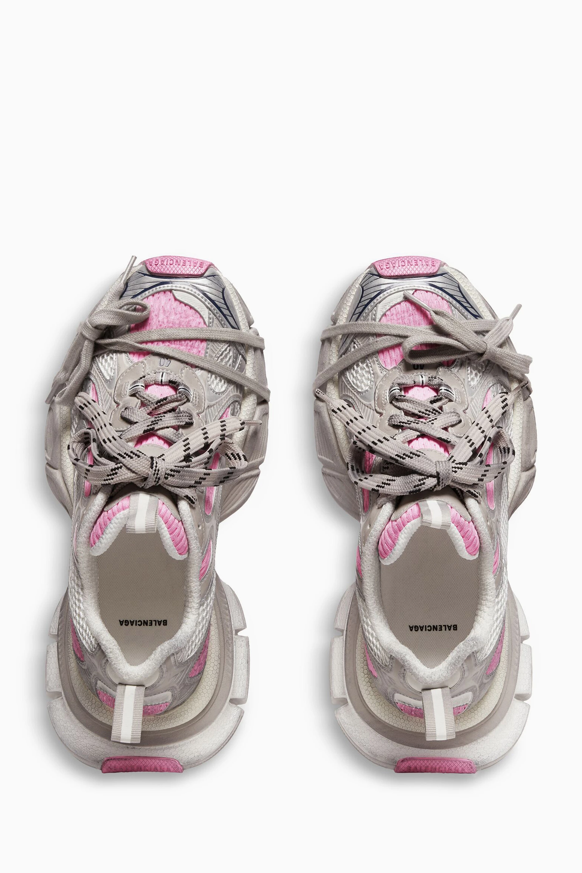 Buy Balenciaga White 3XL Sneakers in Mesh PU for Women in UAE Ounass