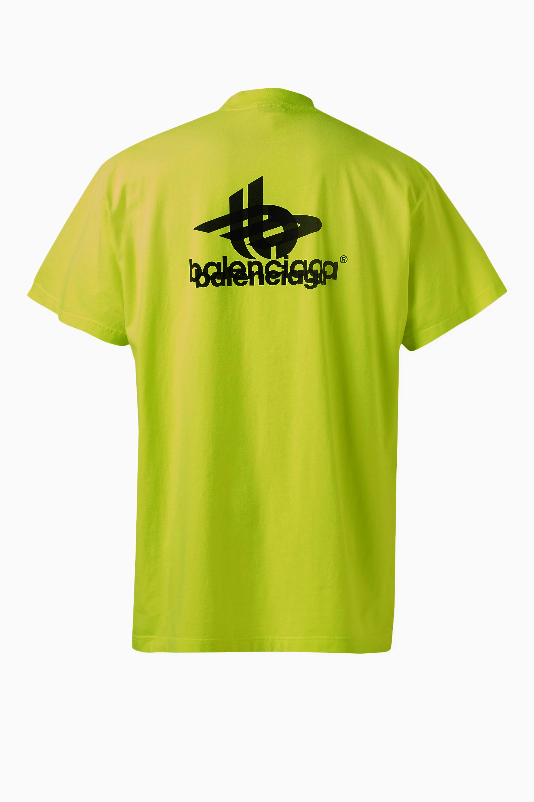 Balenciaga t shirt mens yellow sales