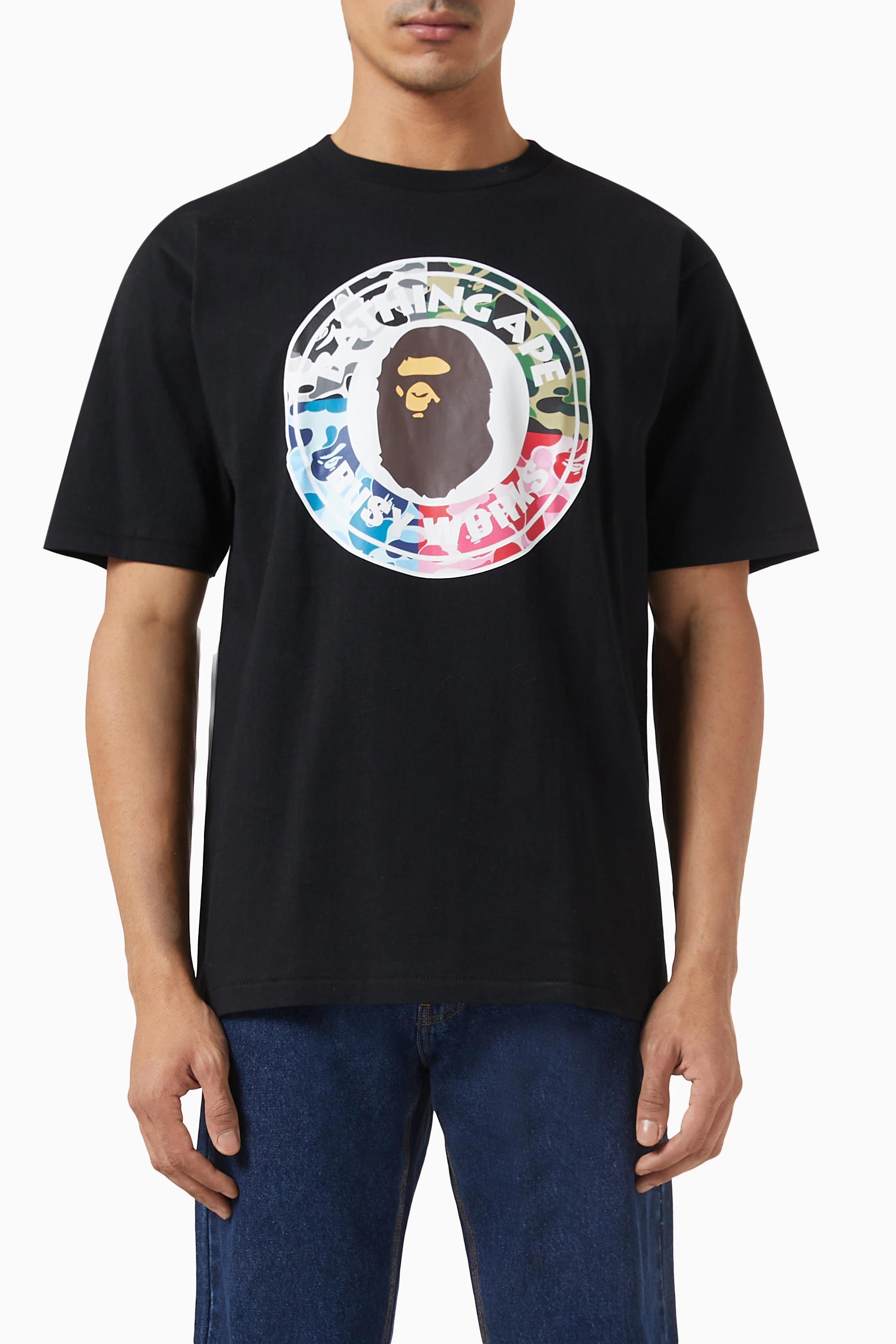 Bape multi camo t shirt online