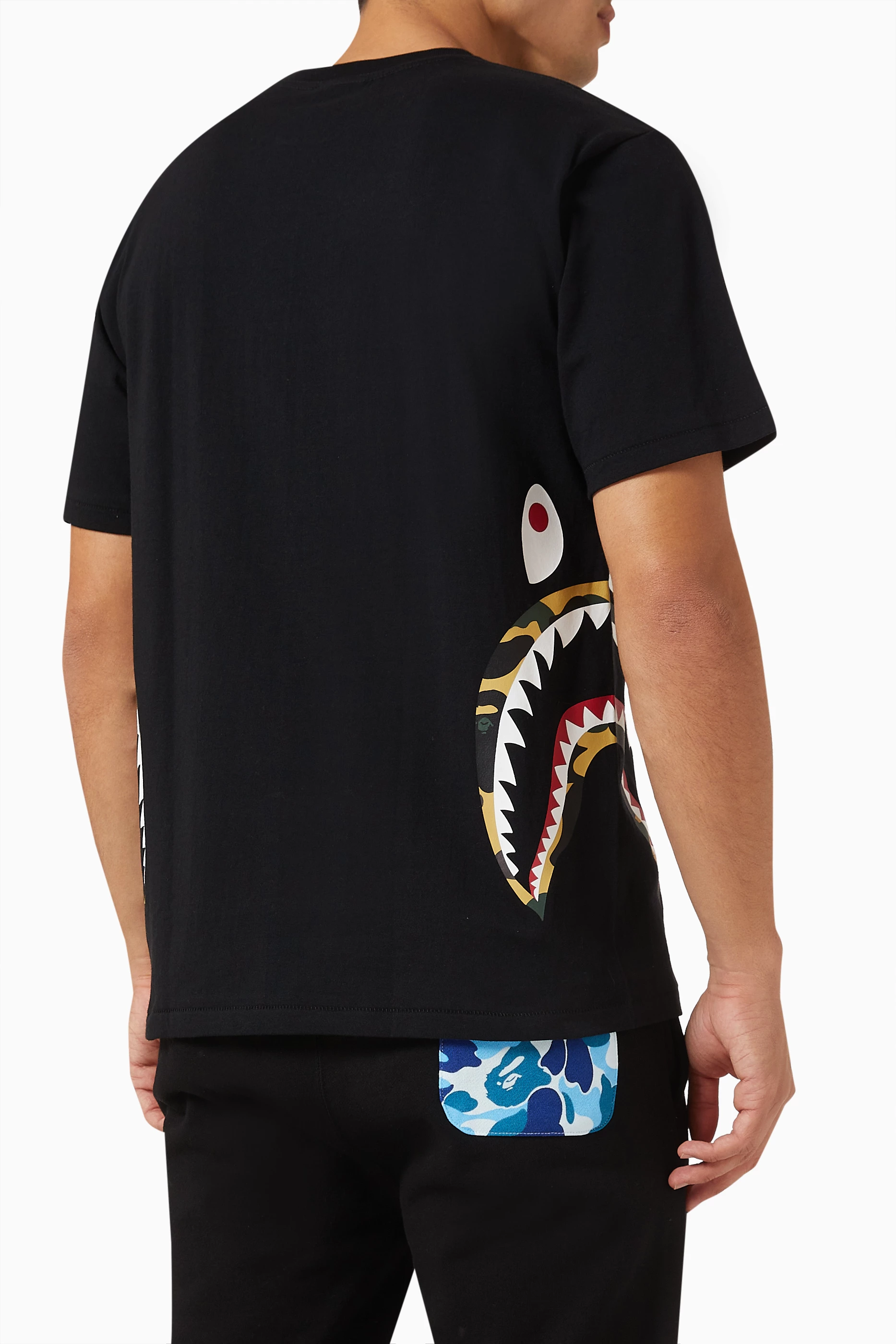 Bape black camo t shirt clearance