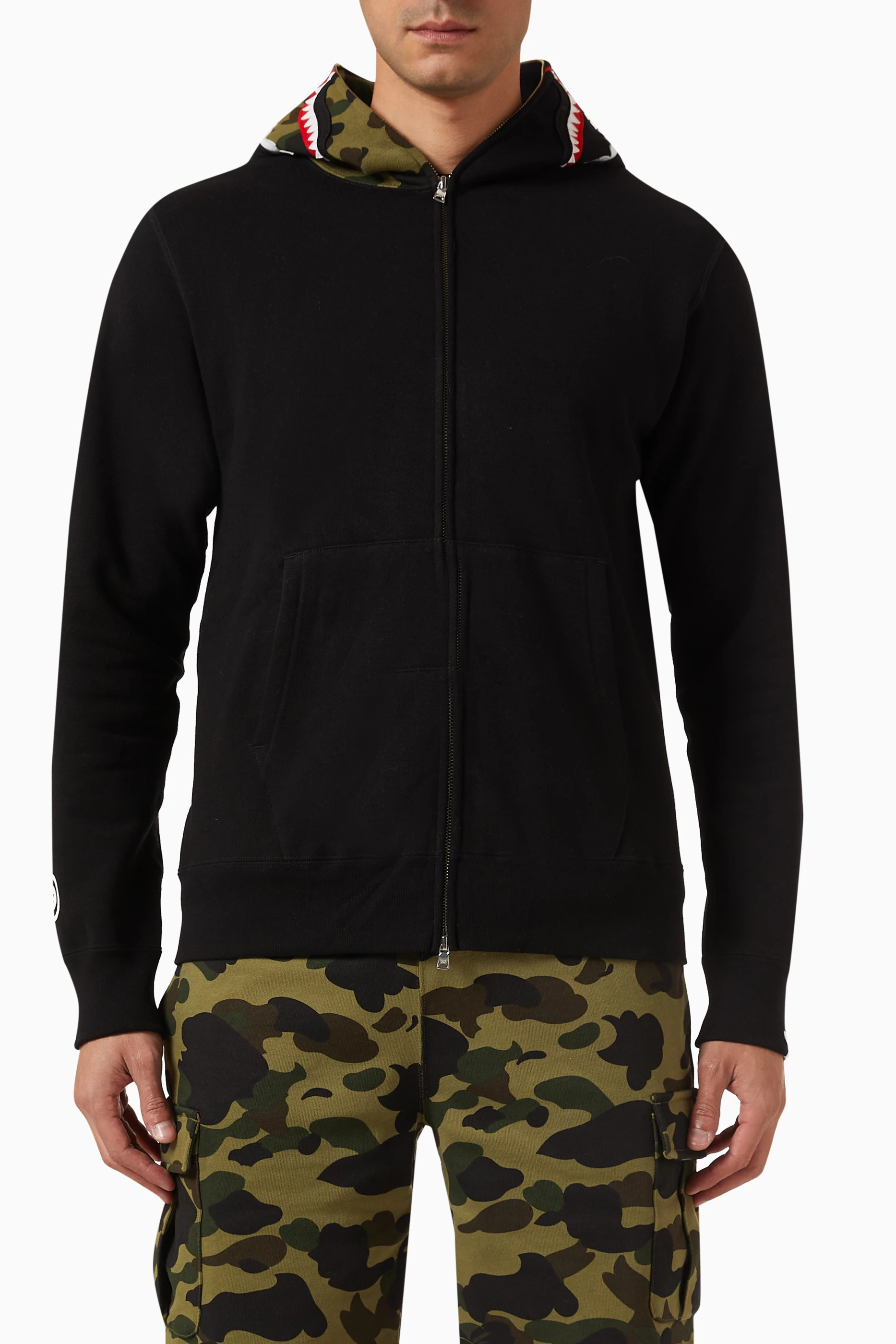 Bape zipper top hoodie