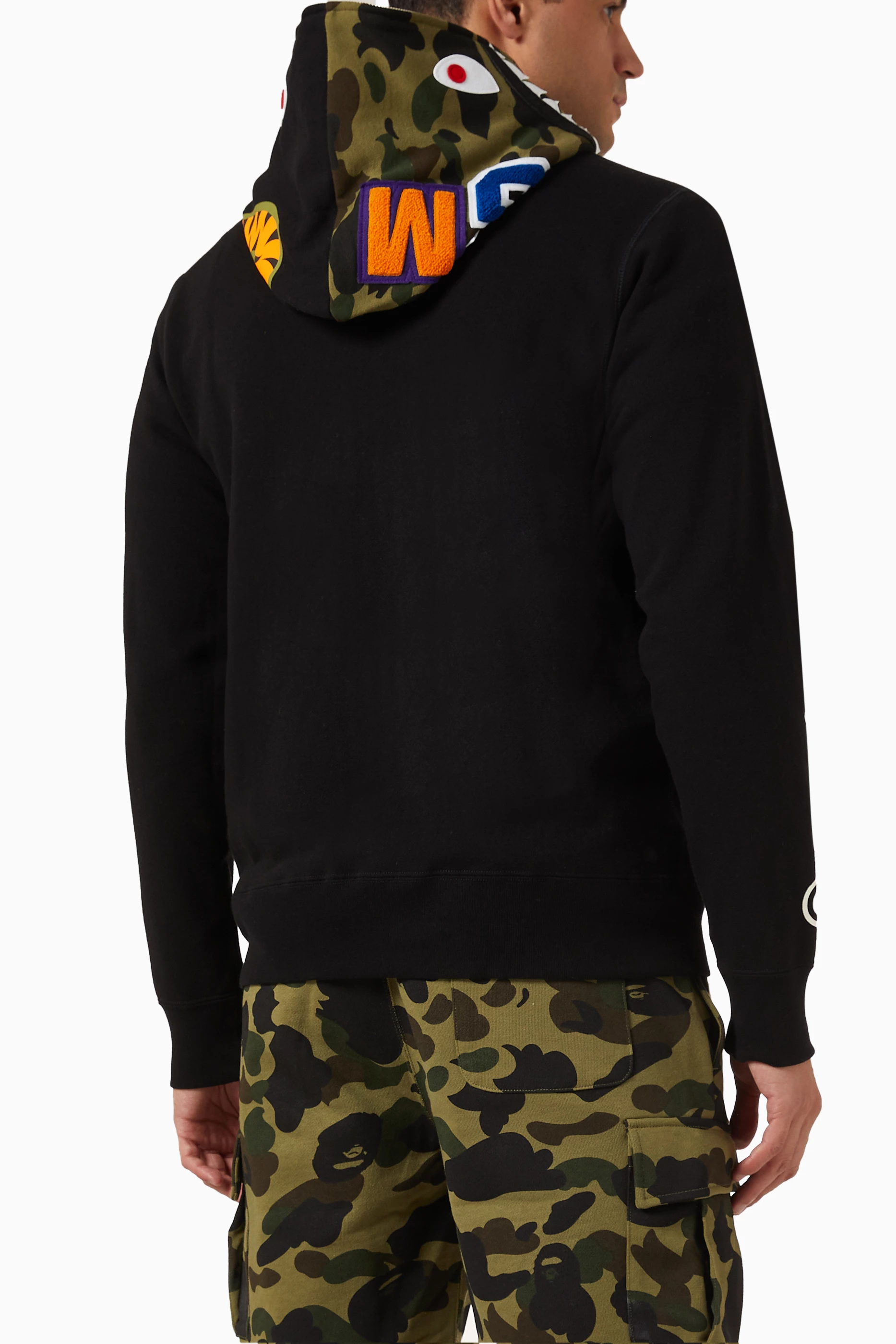 Bathing ape cheap zip hoodie