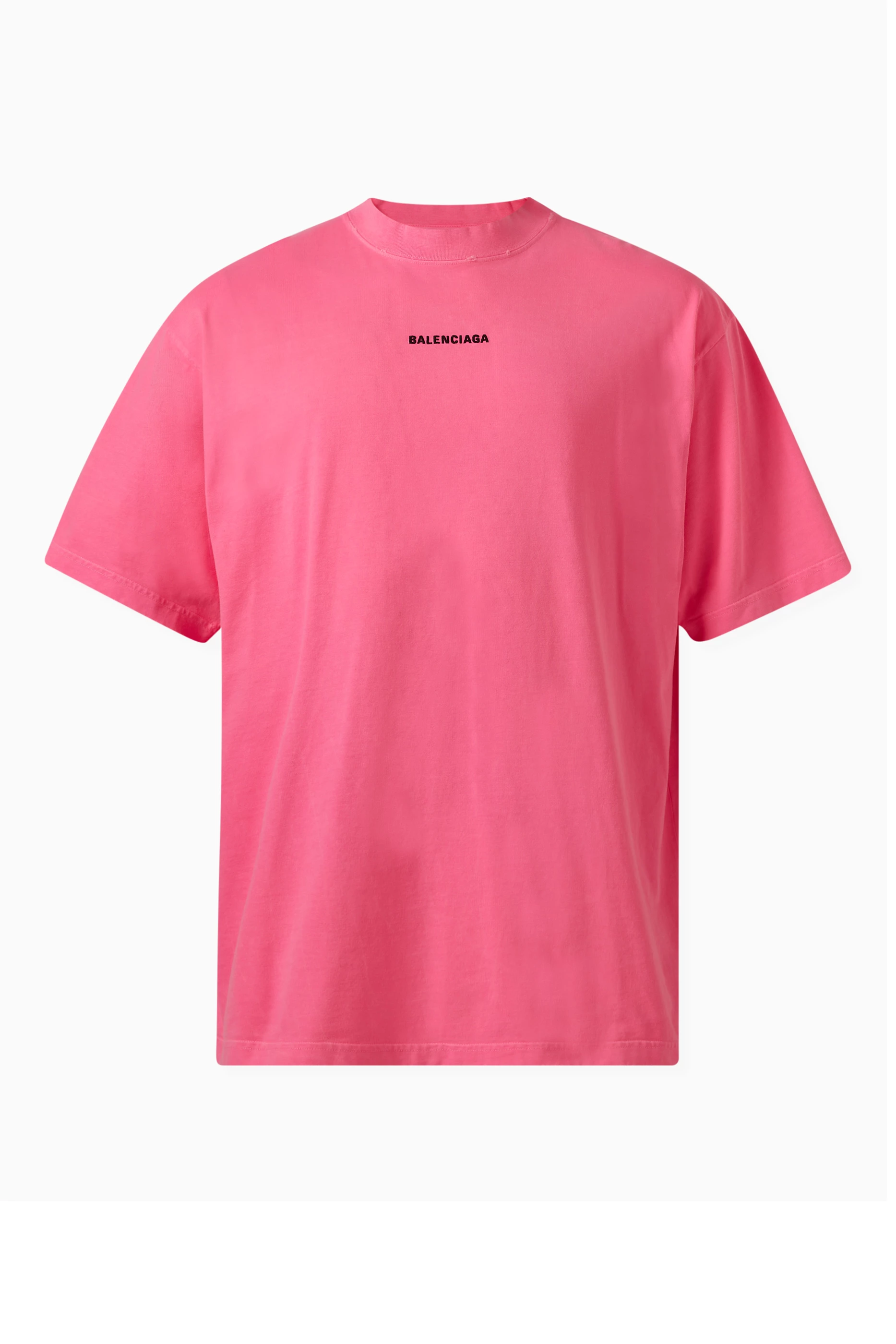 Balenciaga t shirt 2025 mens pink
