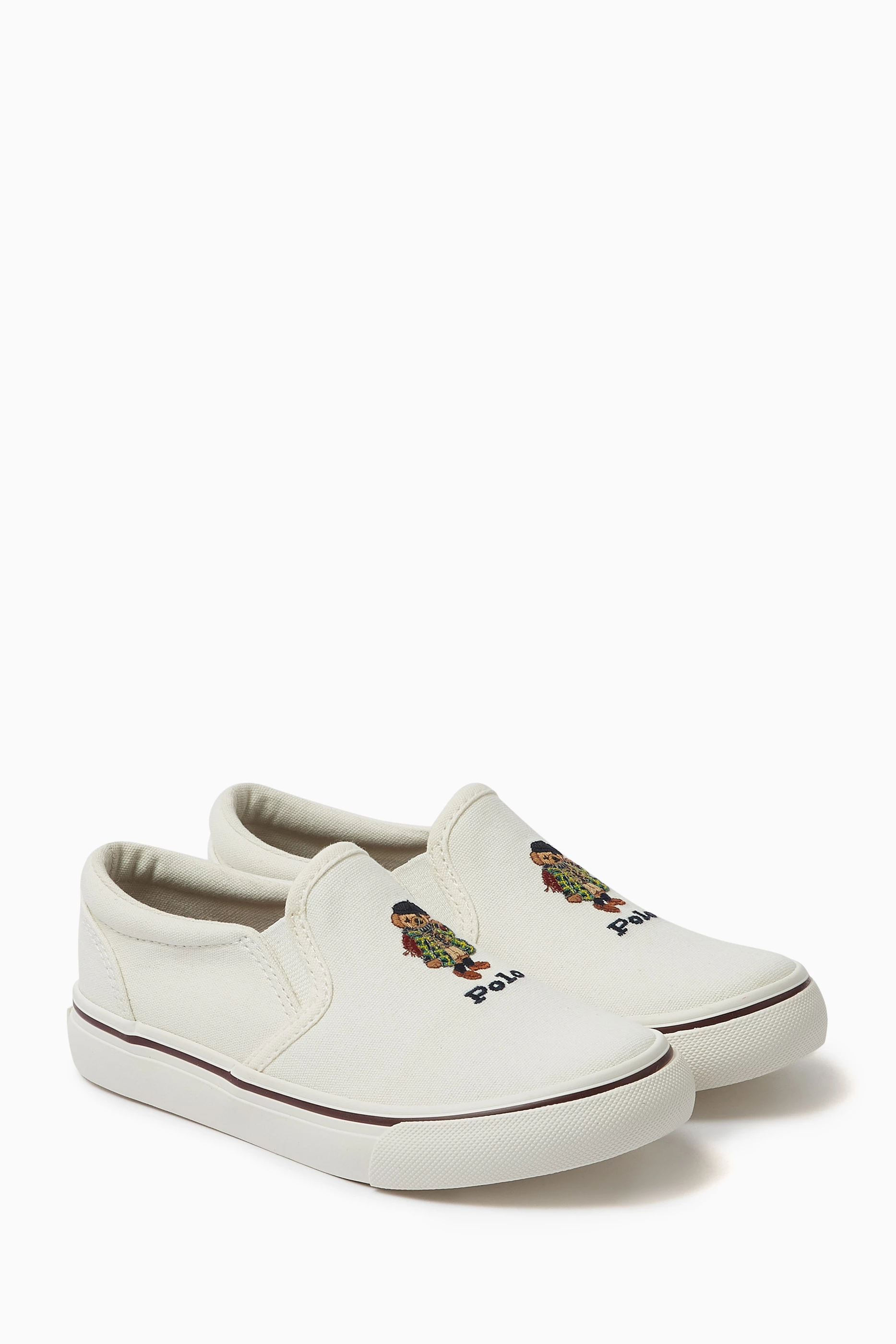 Polo bear slip ons clearance