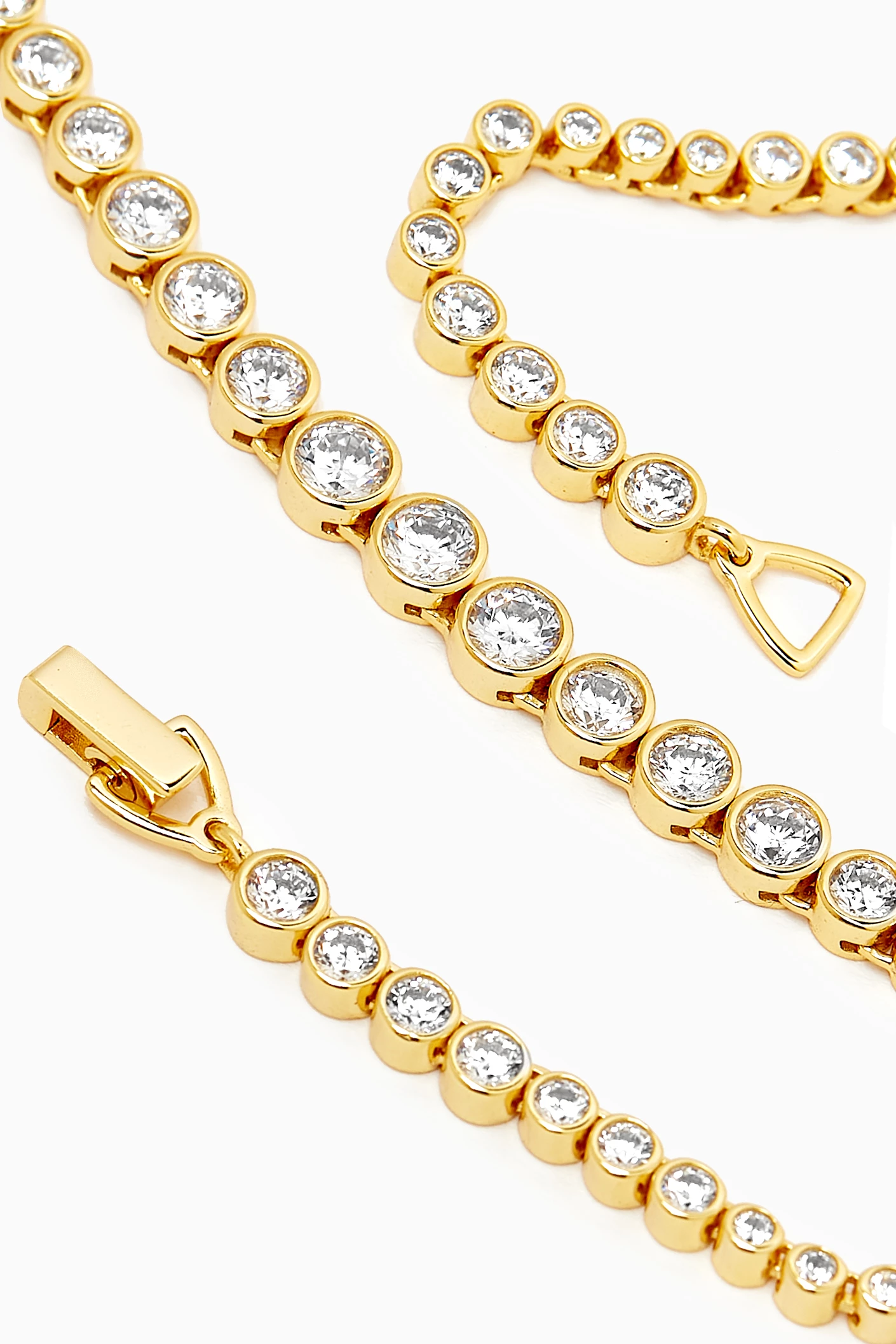 Buy Ragbag Yellow Tennis Necklace in 18kt Gold plated Sterling