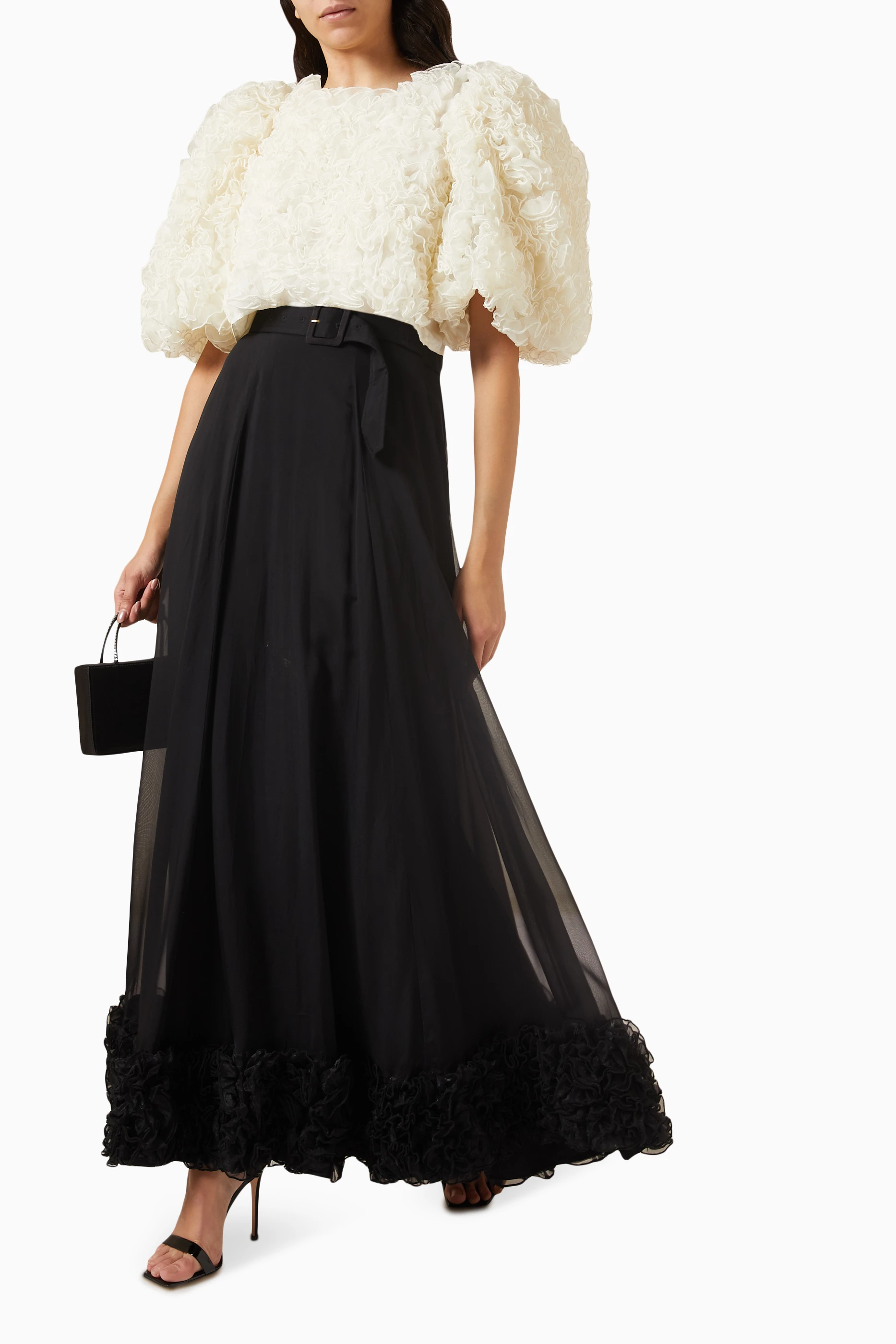 Organza skirts online top