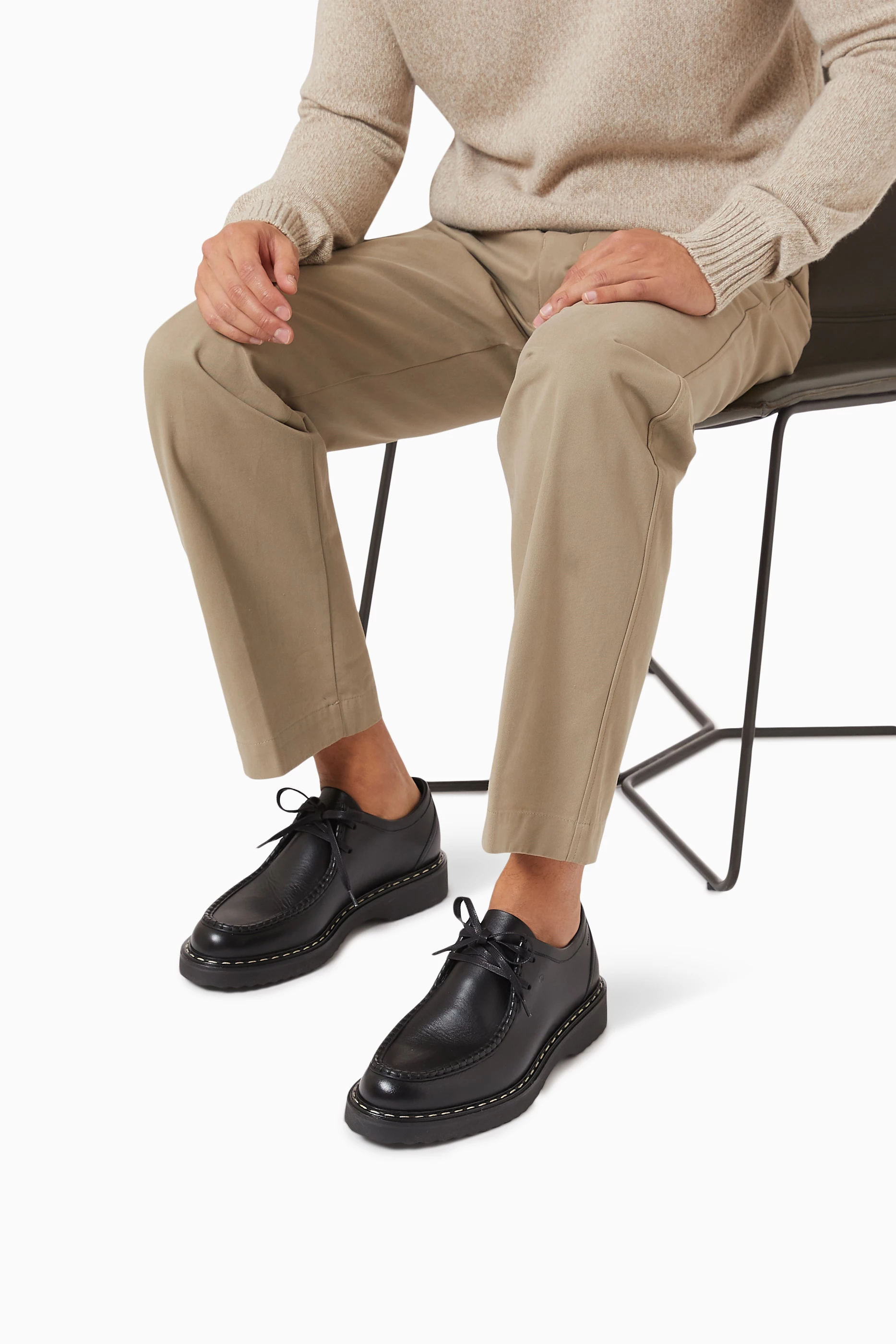 Buy Bally Black Nadhy Derby Shoes in Leather for Men in UAE Ounass