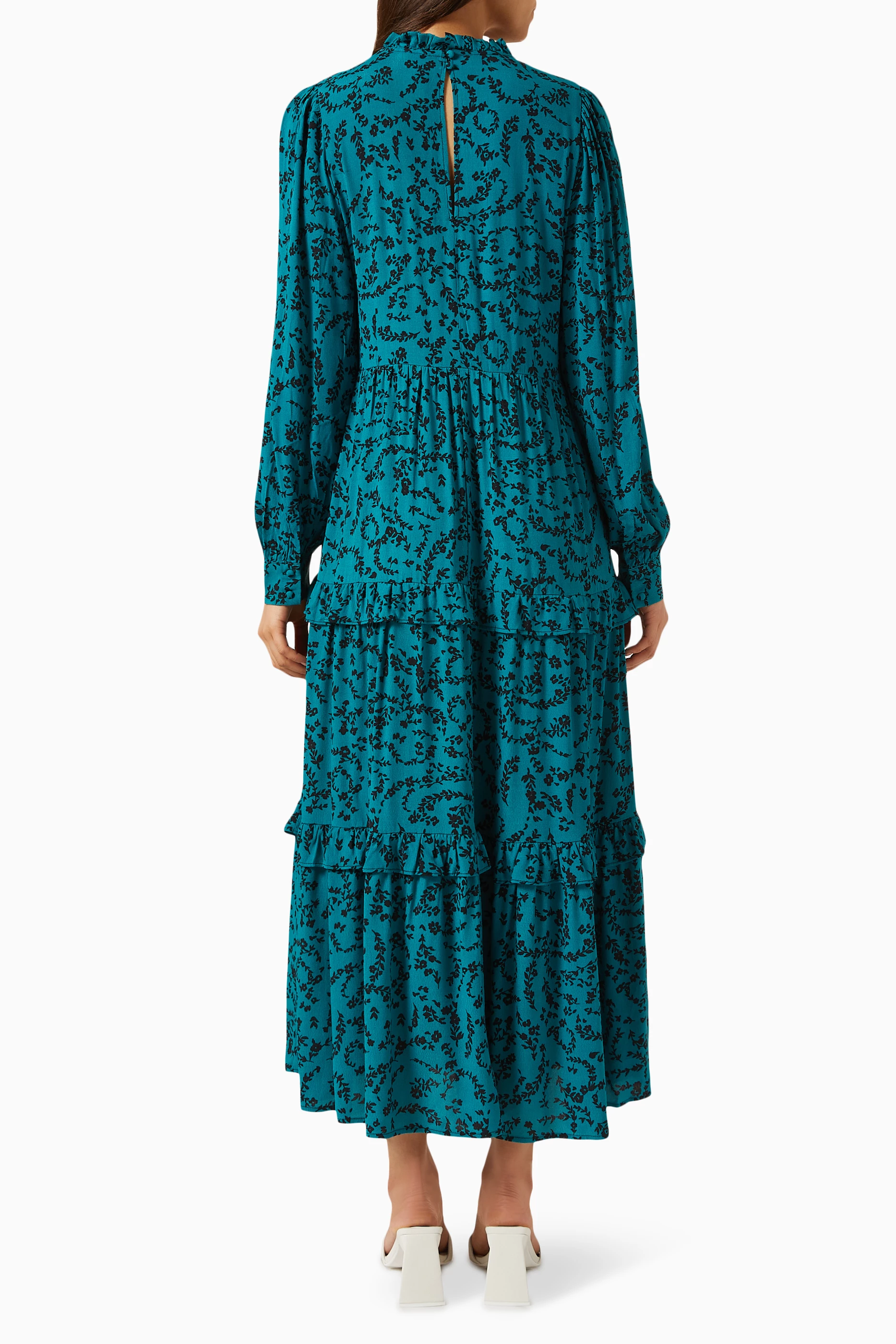 Alexis margeaux floral maxi outlet dress