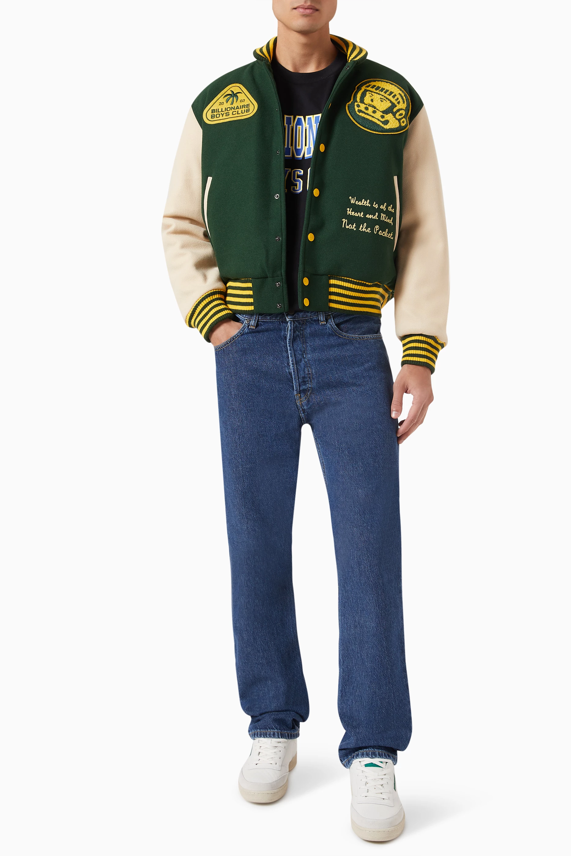 Billionaire boys 2025 club baseball jacket
