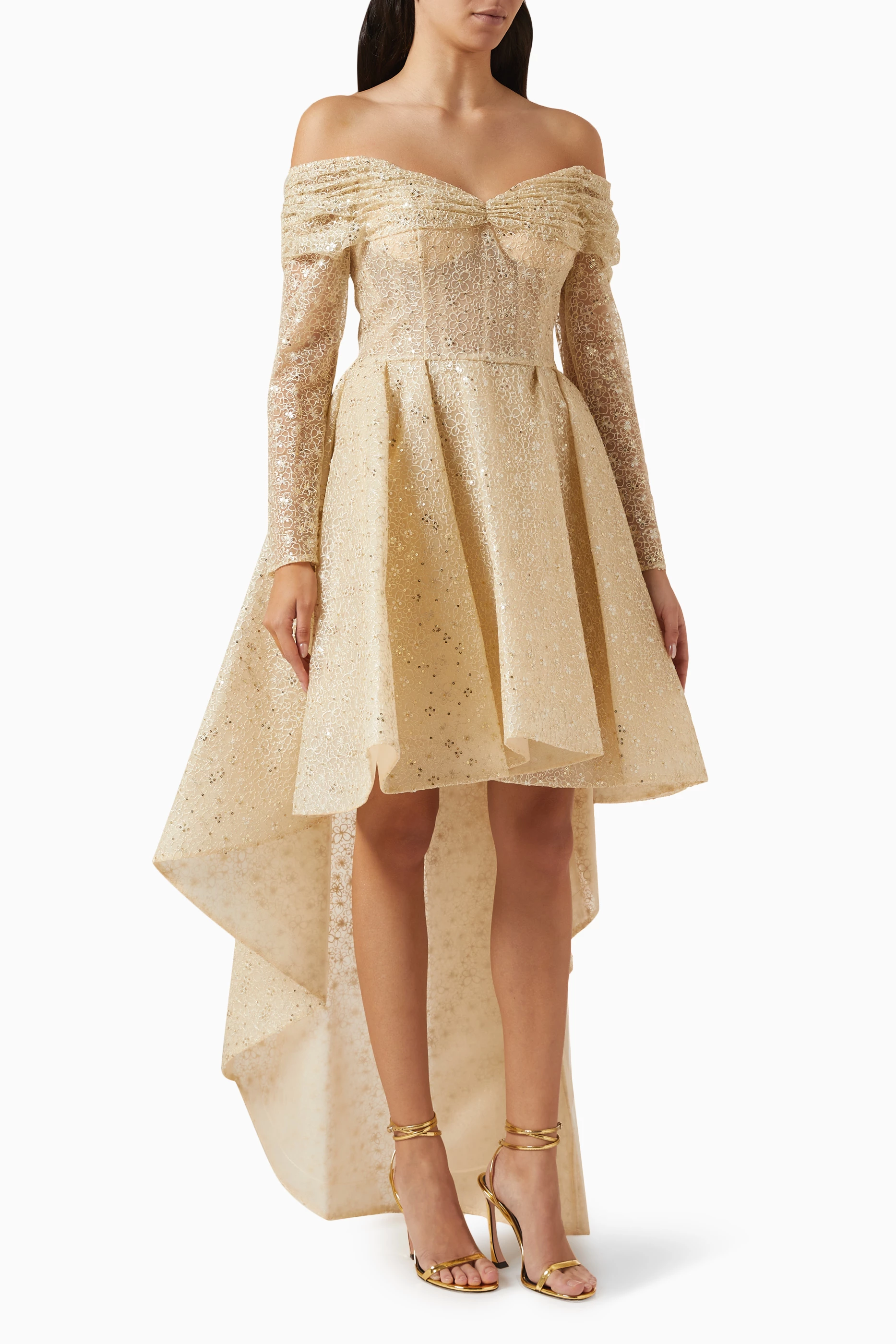 High low lace dress new arrivals