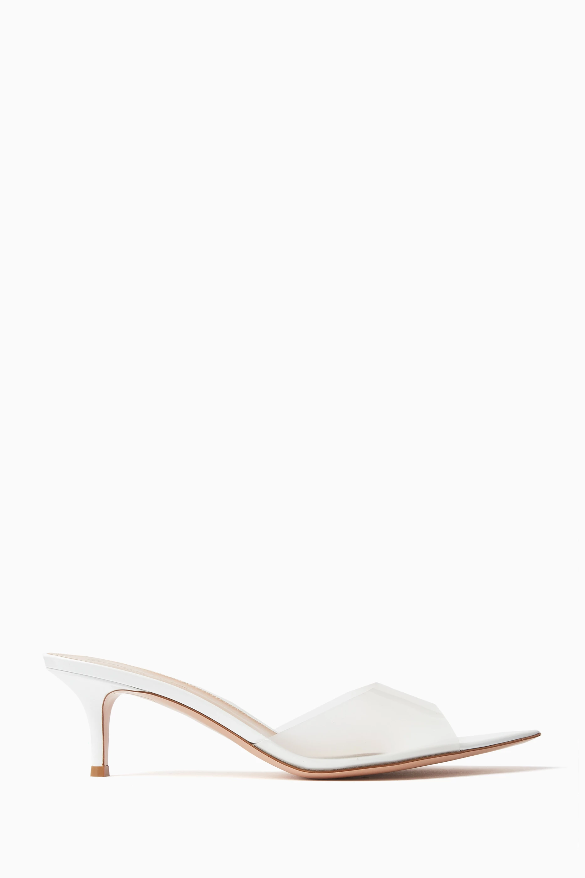 Gianvito rossi new arrivals mules white