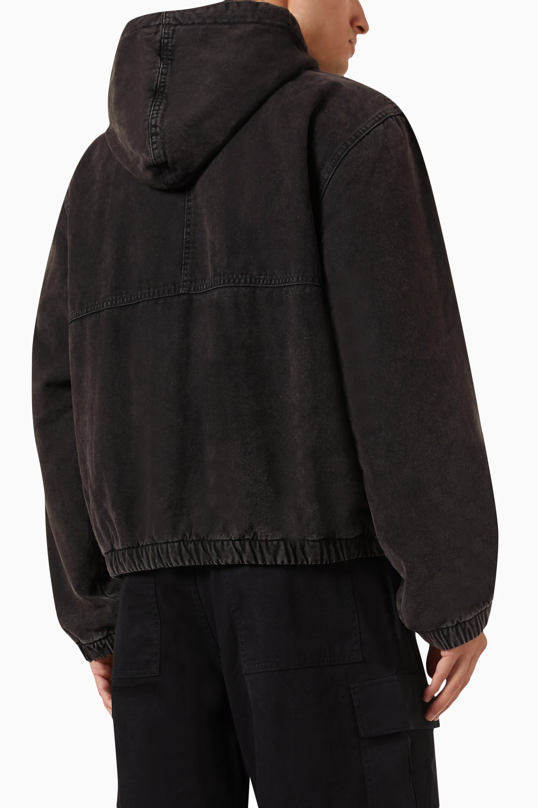 Canvas jacket with hood 2025