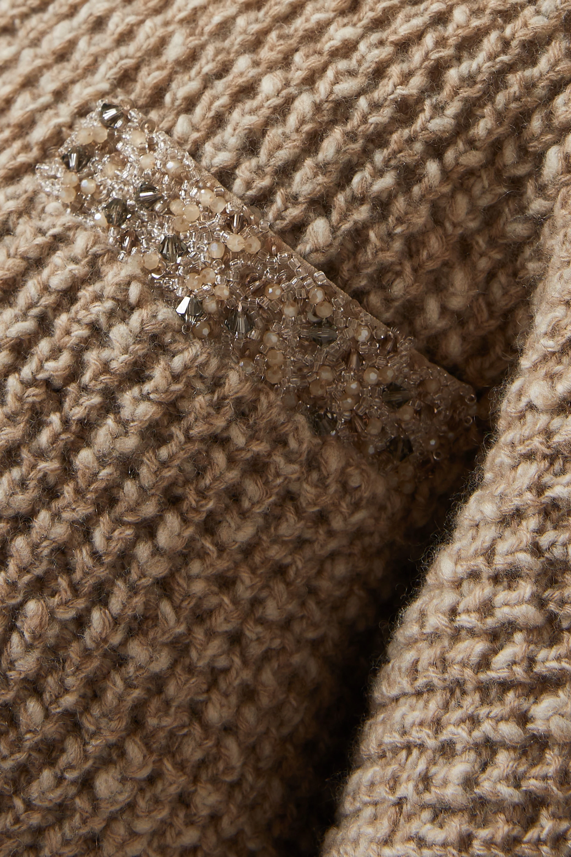 Buy Brunello Cucinelli Neutral Oversized Cardigan in Wool cashmere for Women in UAE Ounass
