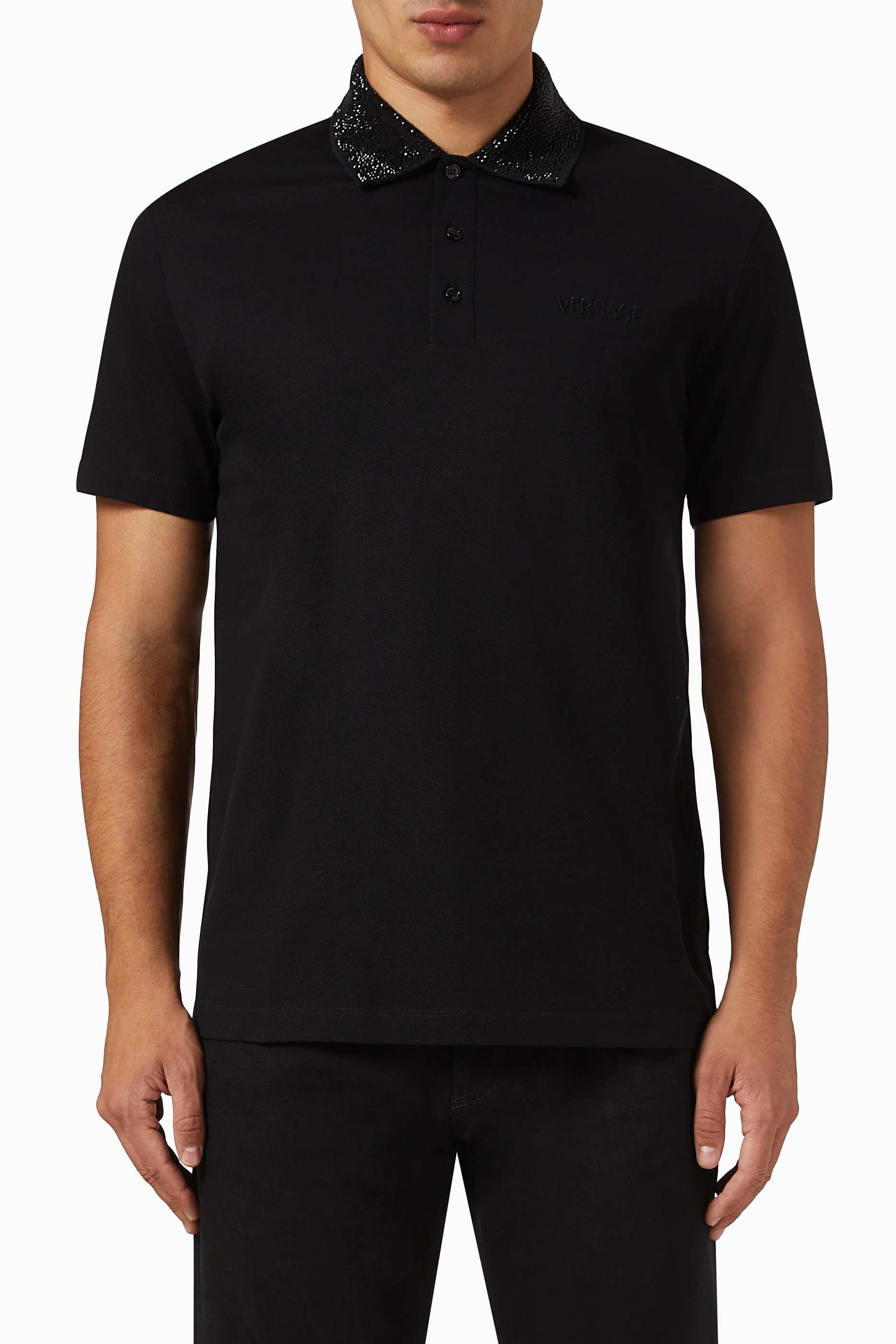 Versace polo shirt mens hotsell