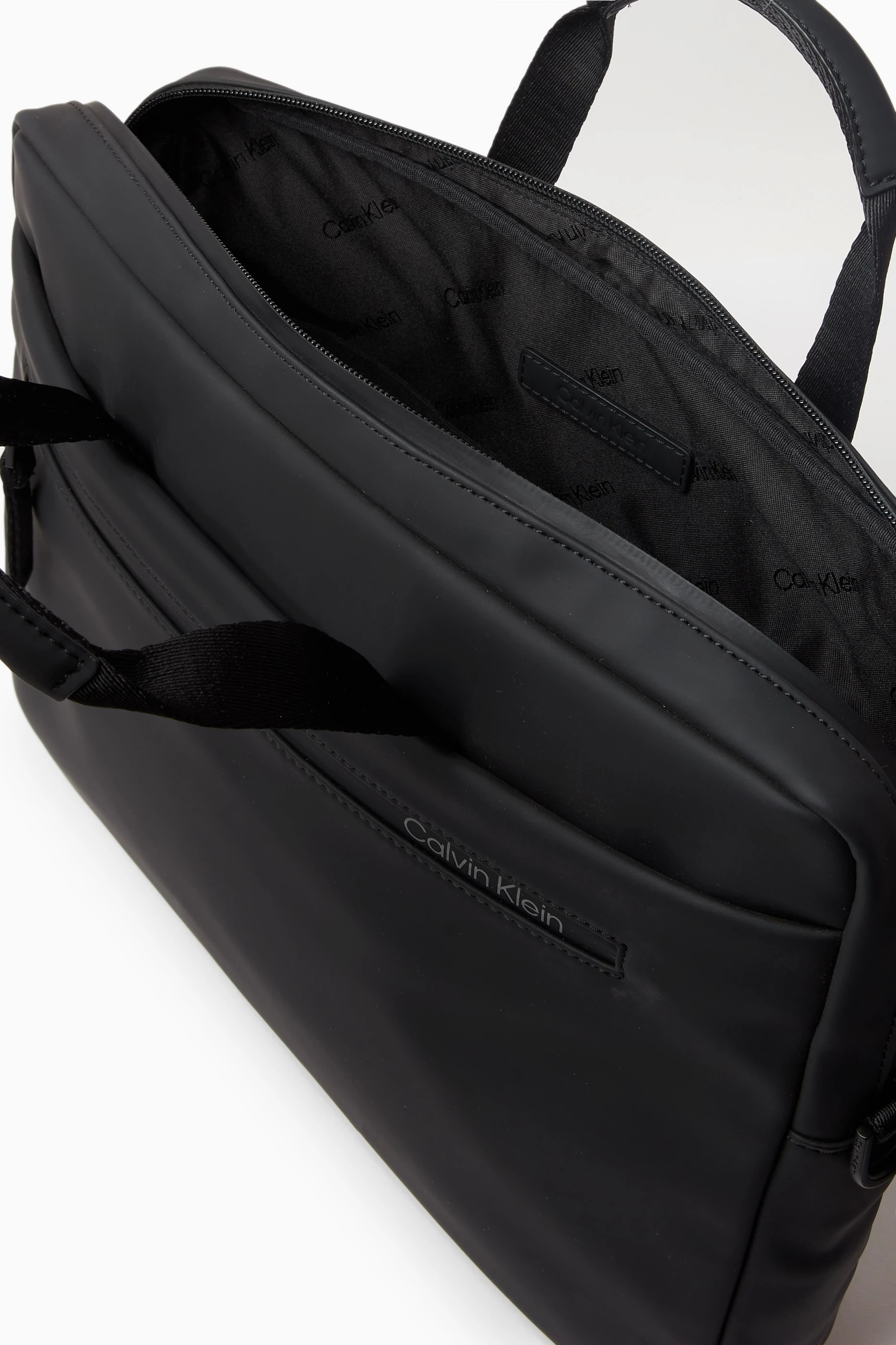 Calvin klein slim online laptop bag