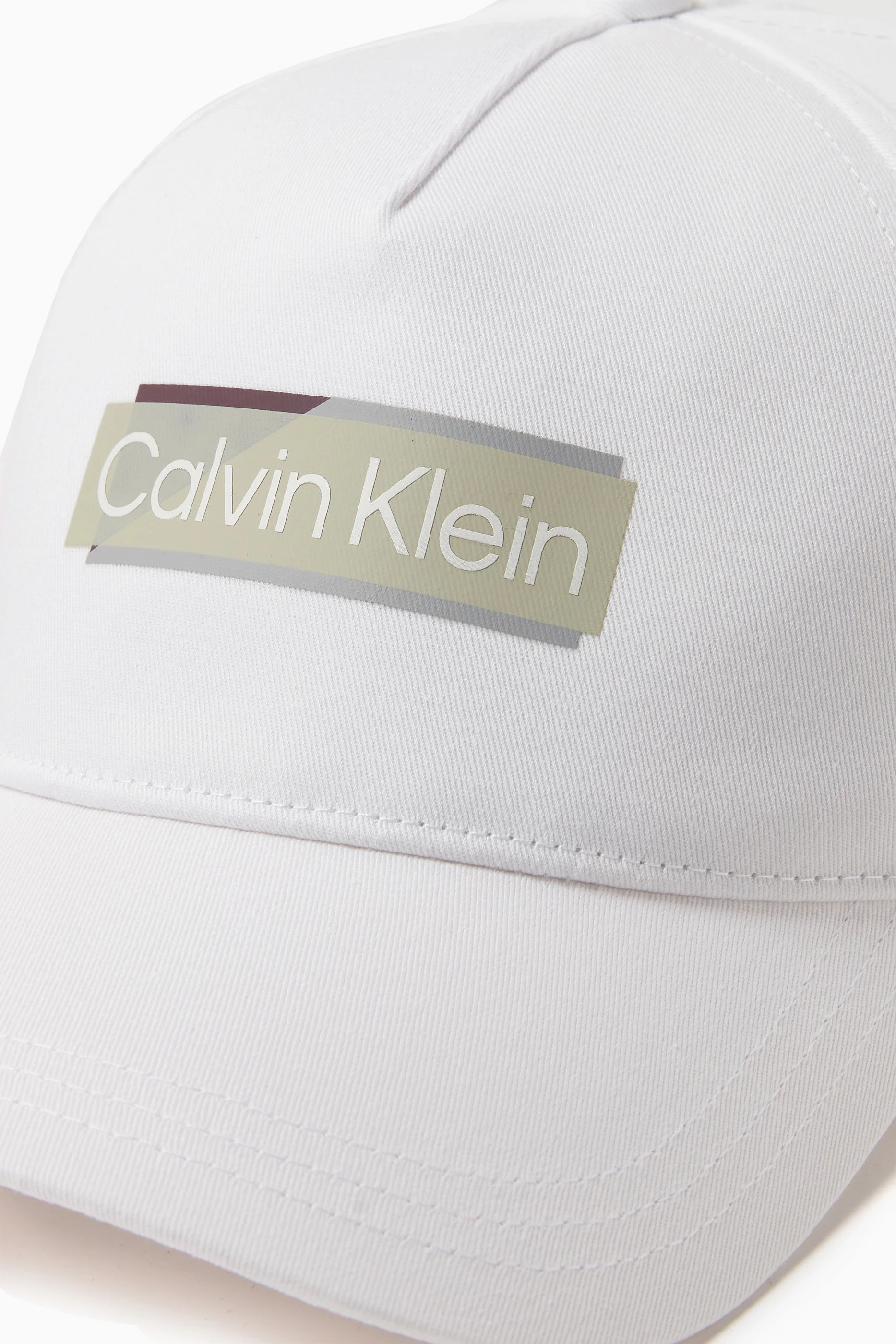 Calvin klein cap white clearance