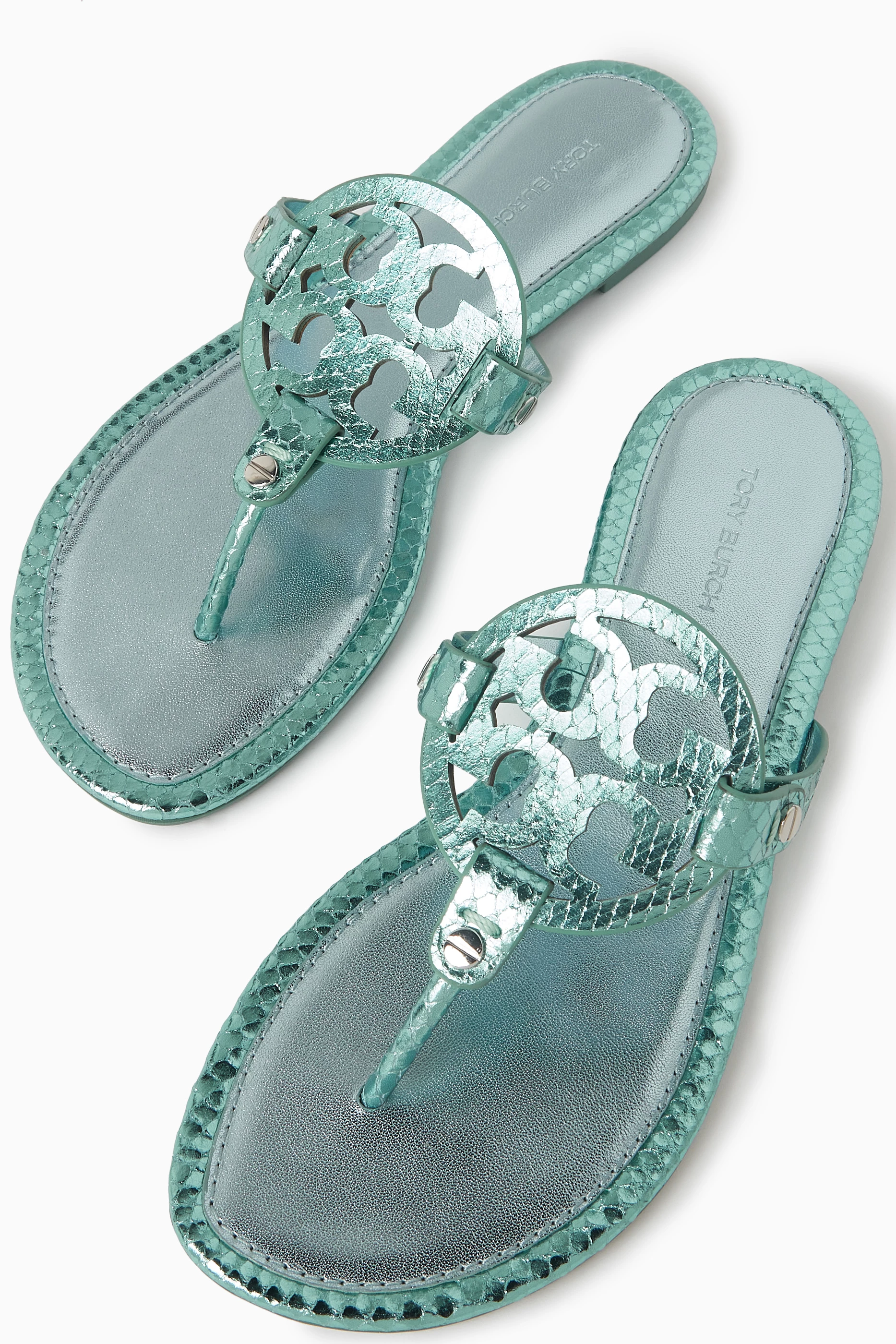Tory burch best sale green miller sandal