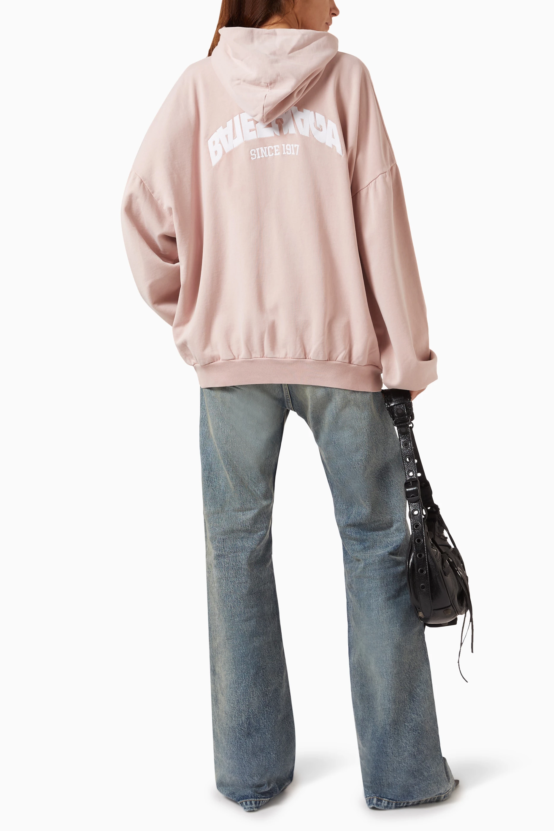 Balenciaga hoodie oversized hotsell