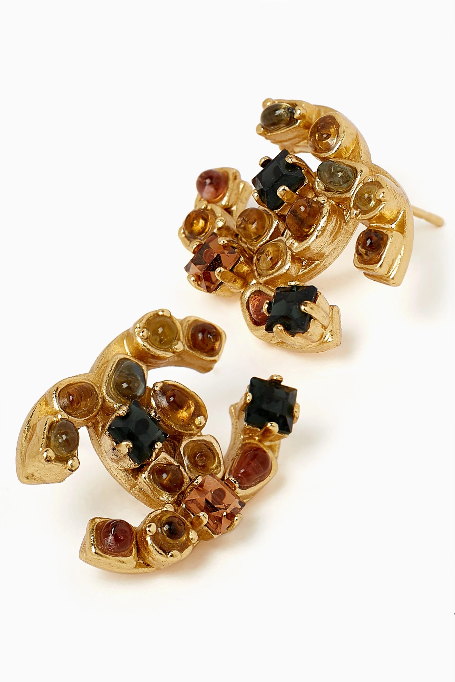 Clip on hot sale chanel earrings