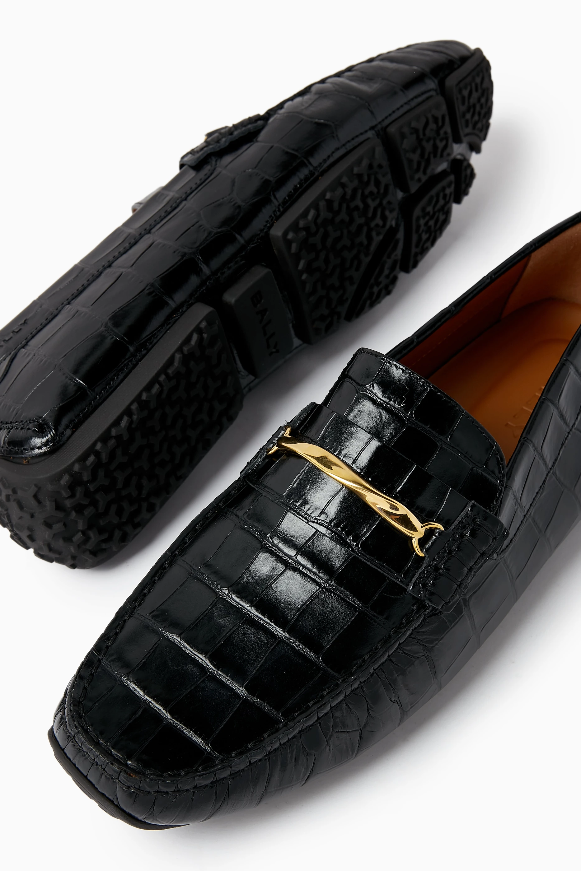 Bally crocodile shoes clearance