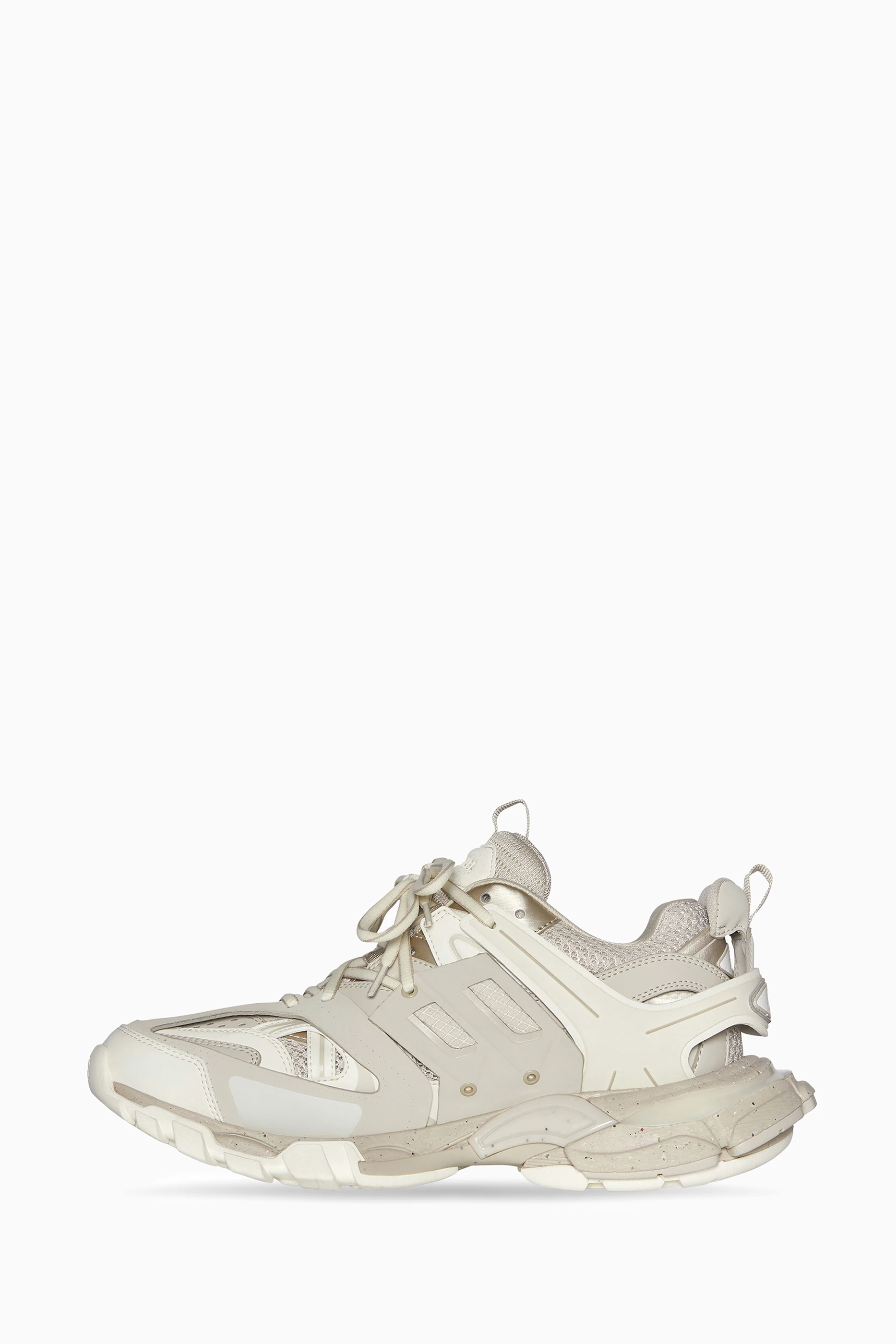 Buy Balenciaga Neutral Track Sneakers in Mesh Nylon for Men in