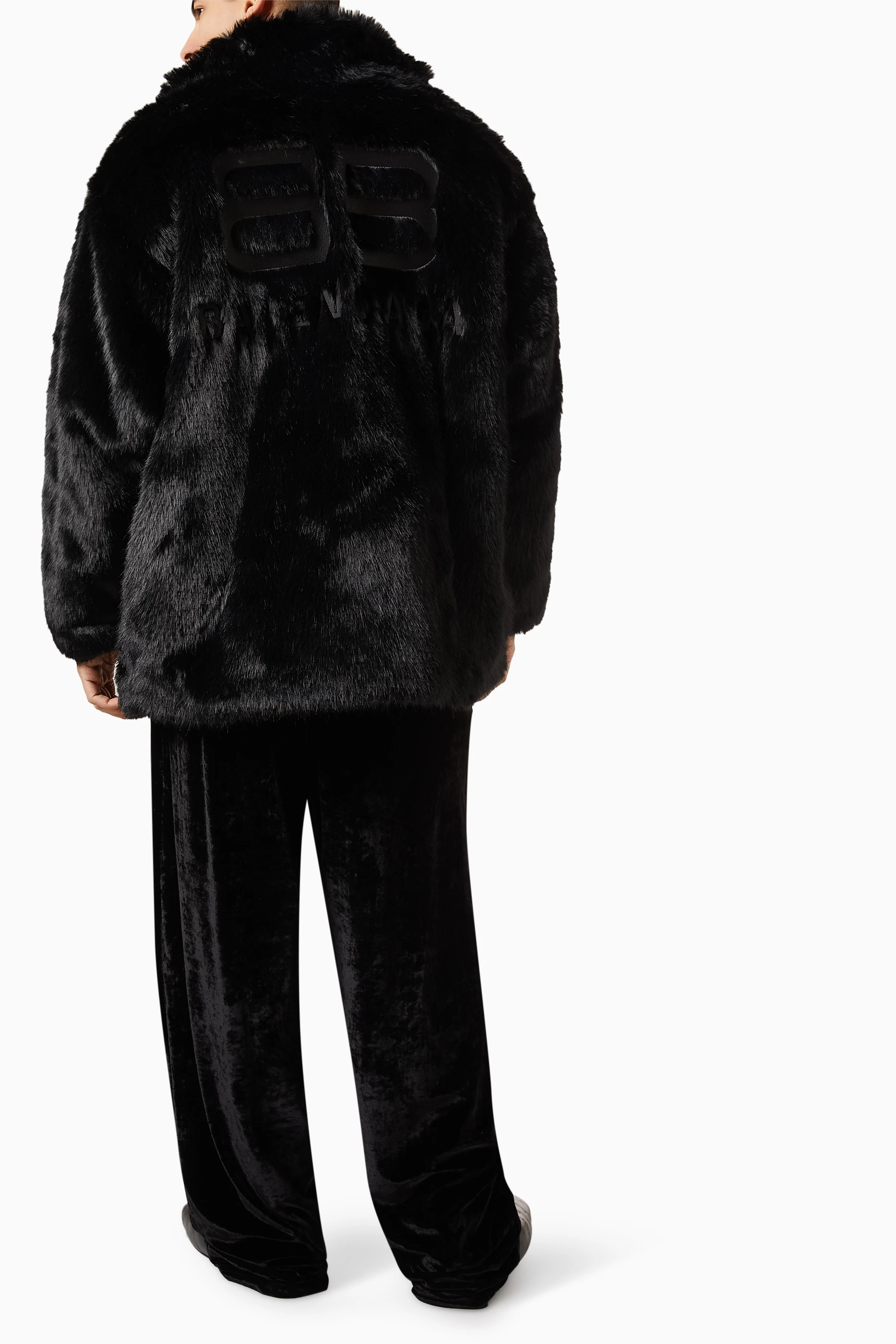 Balenciaga large cheap logo jacket
