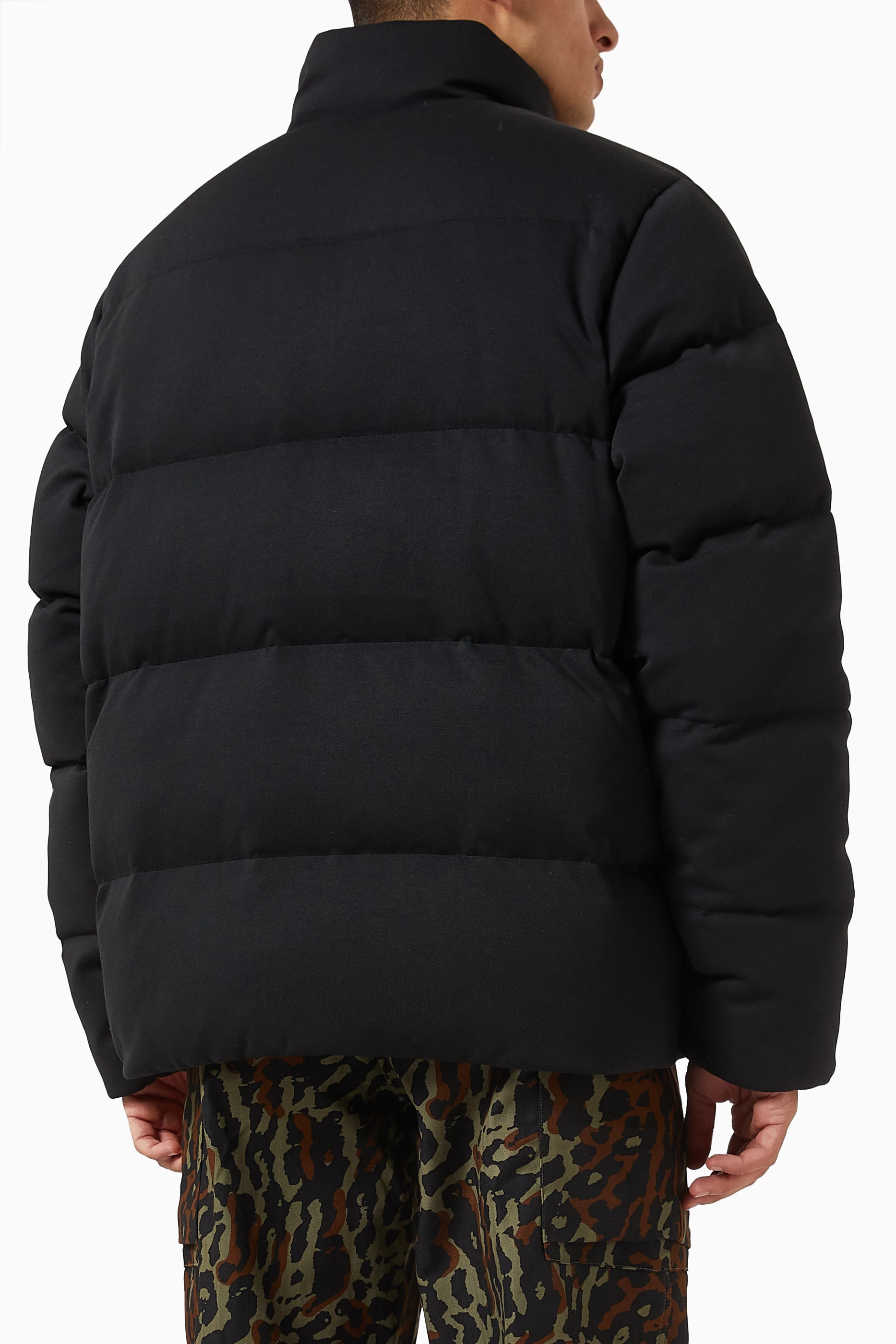 Oversized puffer jacket mens discount