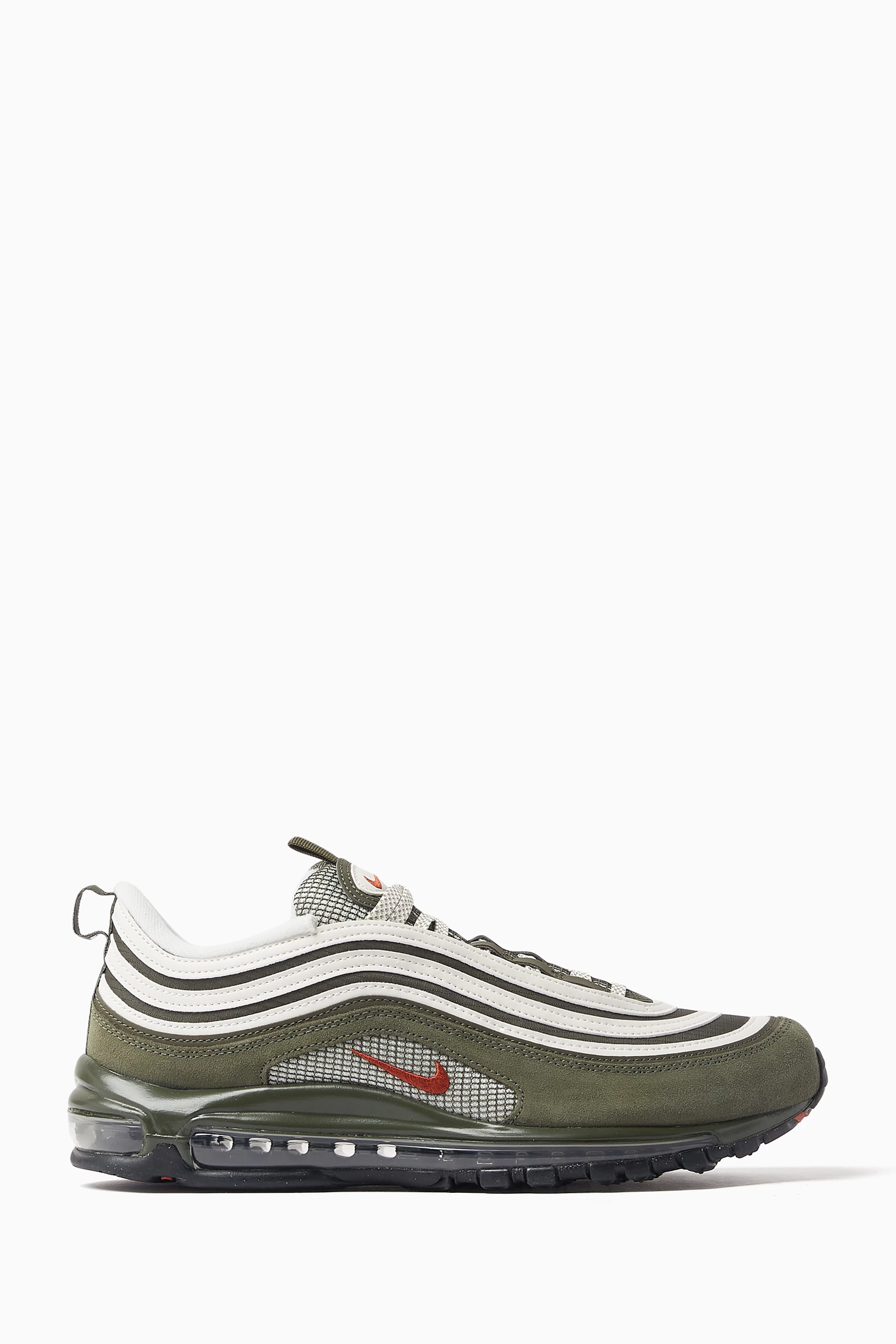Buy Nike Neutral Air Max 97 Sneakers in Mesh and Leather for Men