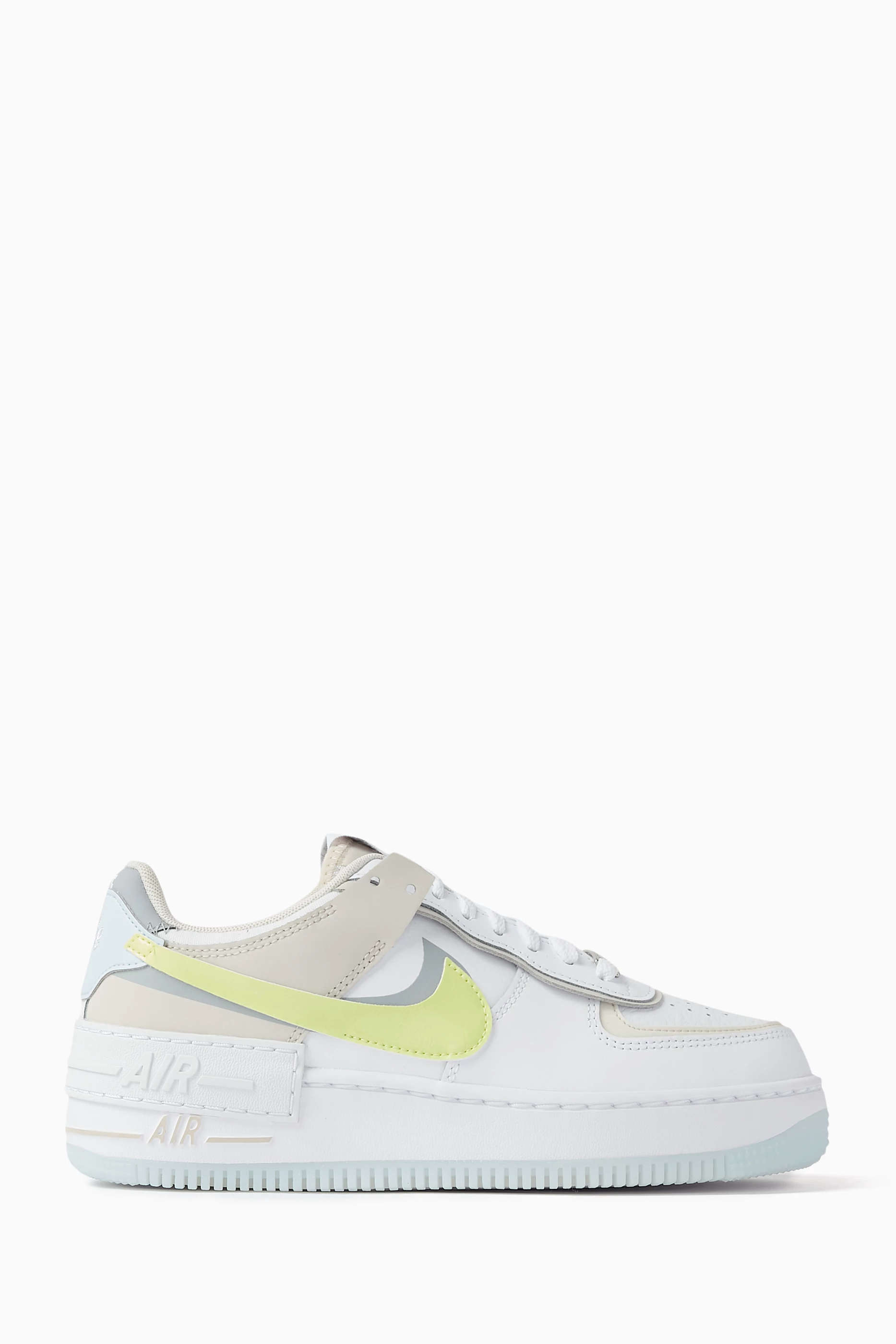 Nike air force 1 store shadow grey and yellow