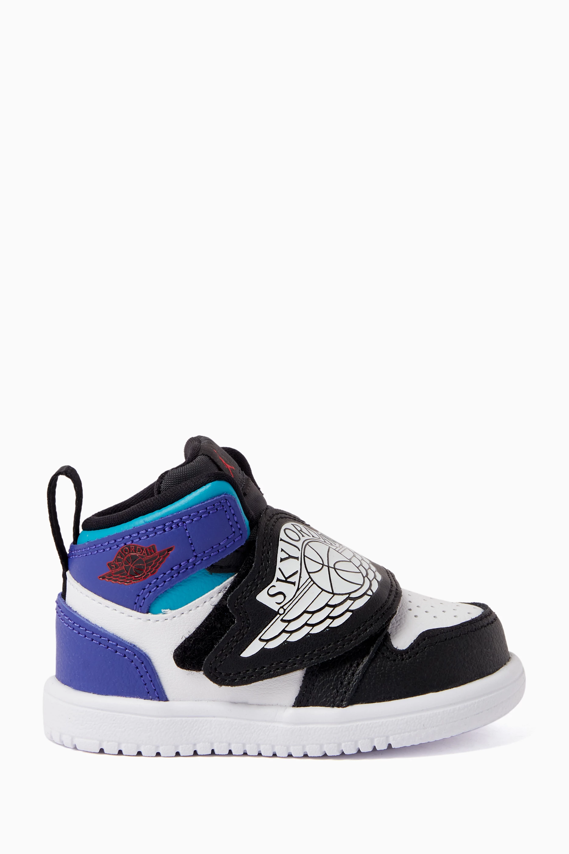 Buy Nike Multicolour Baby Sky Jordan 1 Sneakers in Leather for