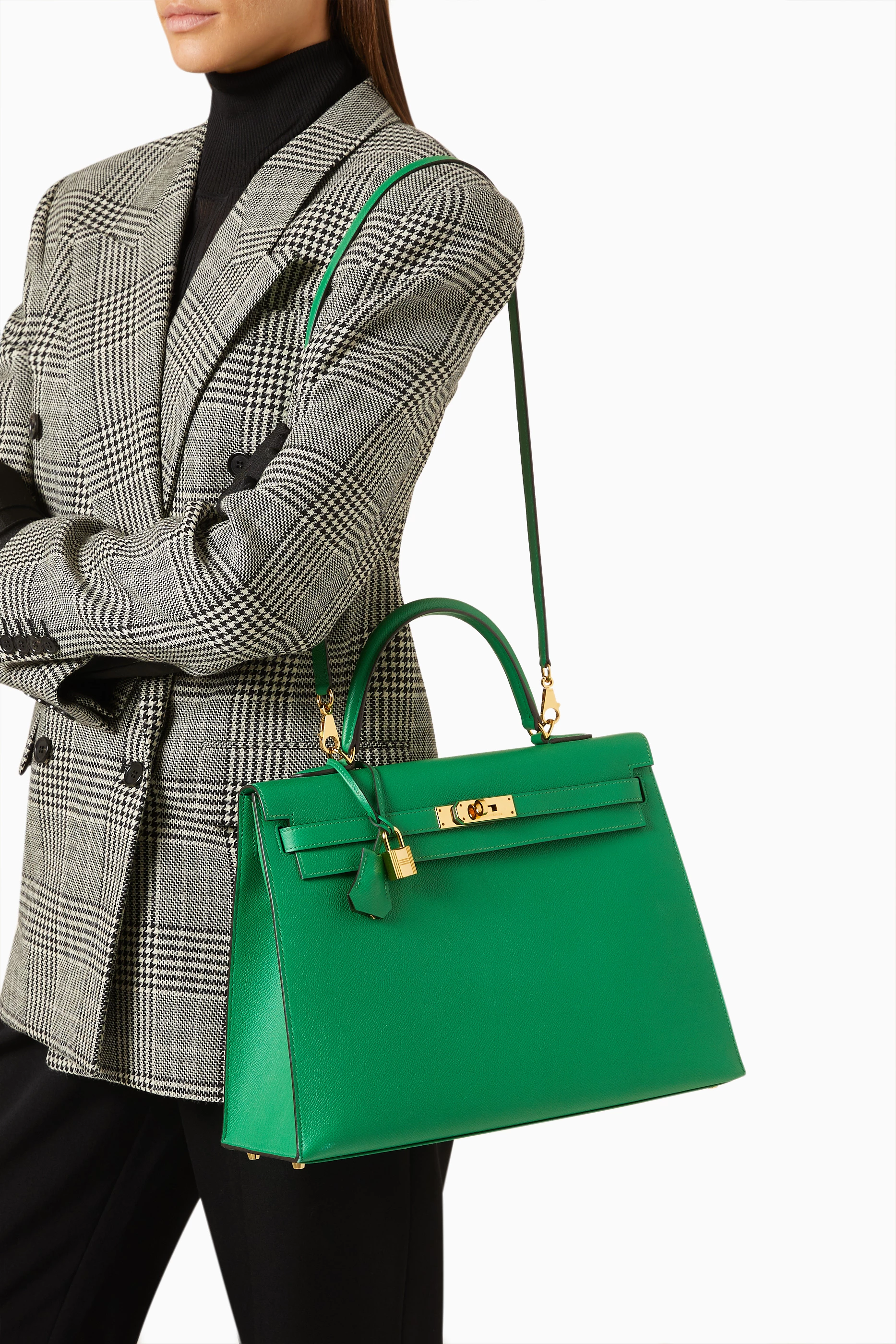 Green kelly deals hermes