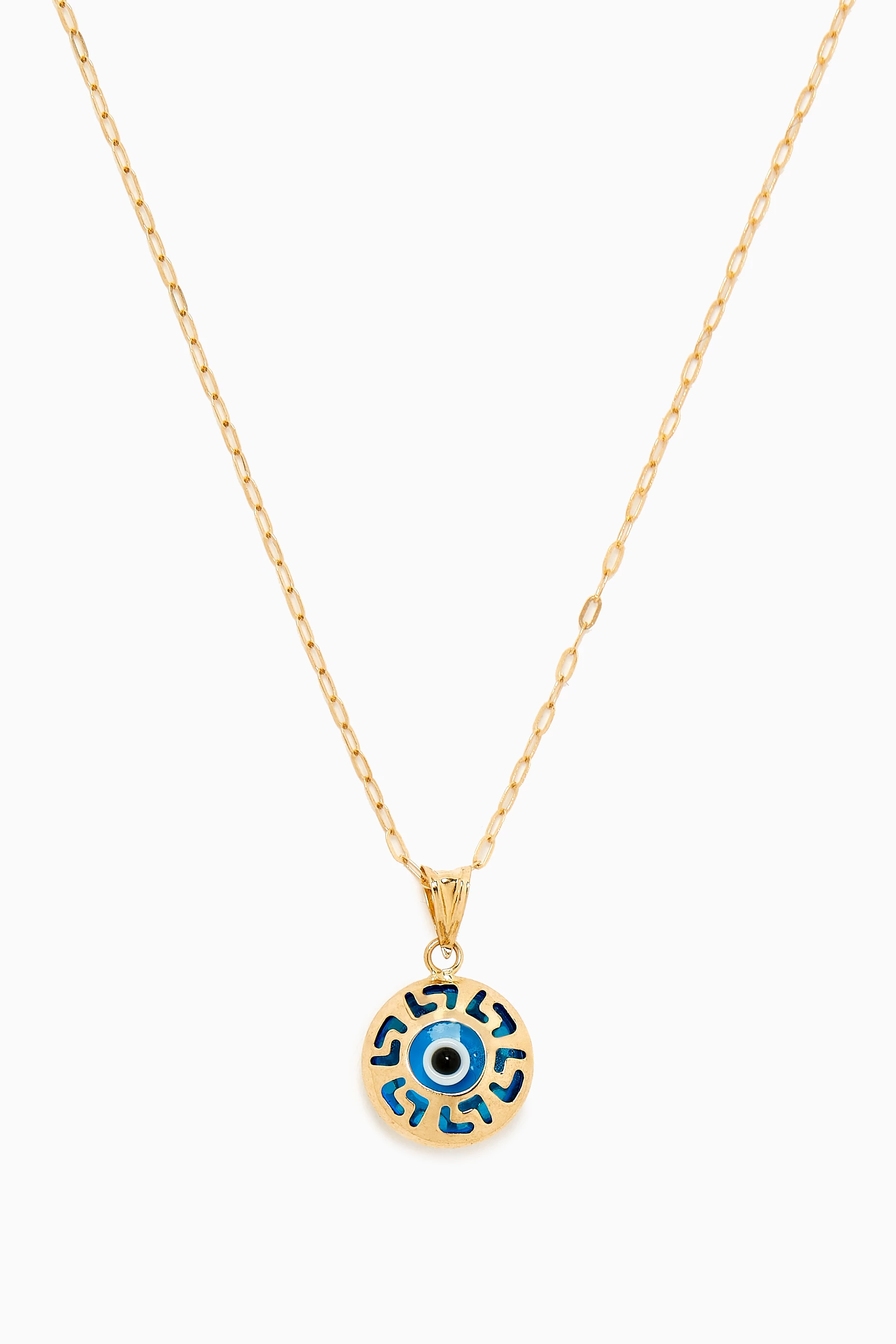 Long pendant cheap necklace gold
