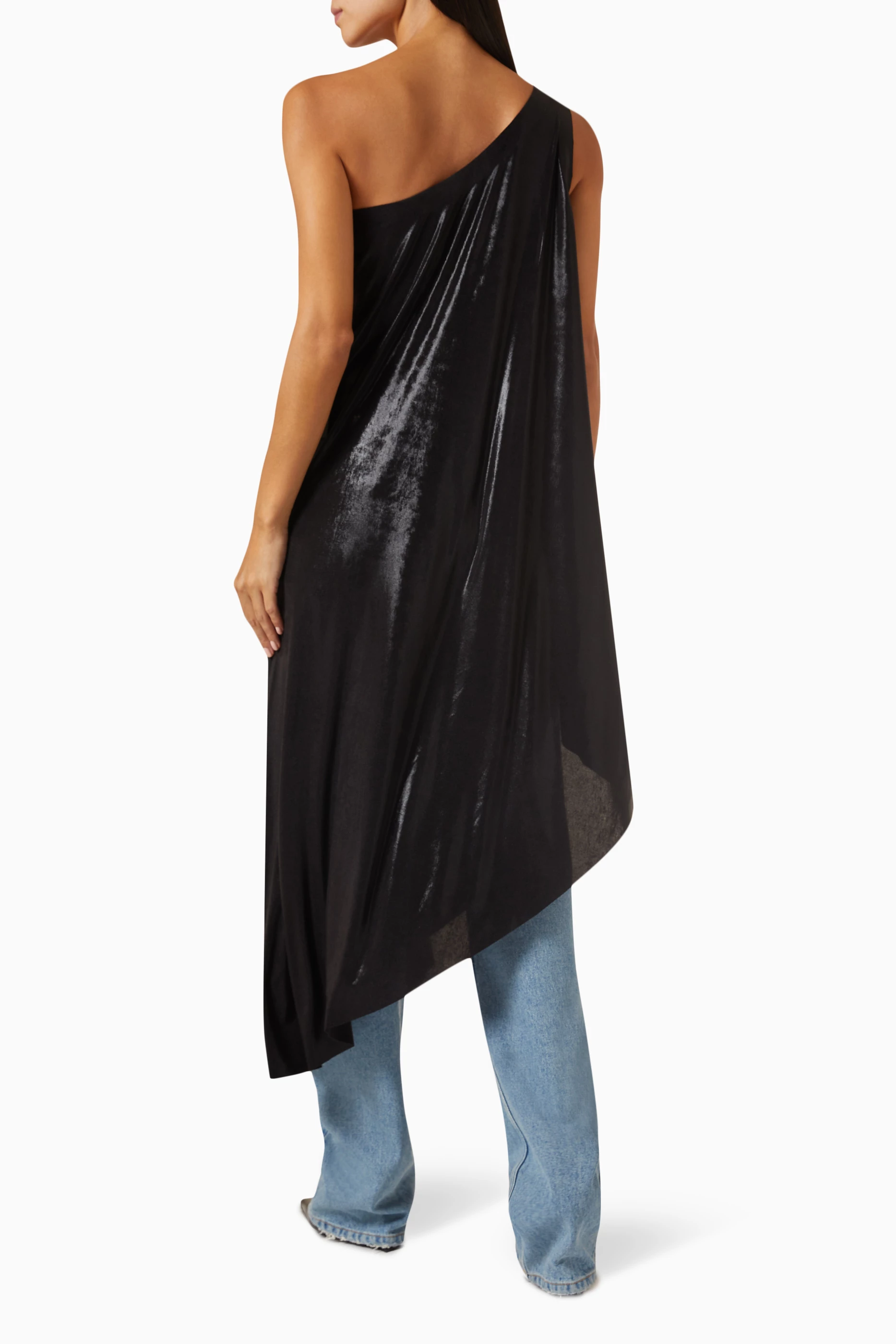 One shoulder tunic dress store
