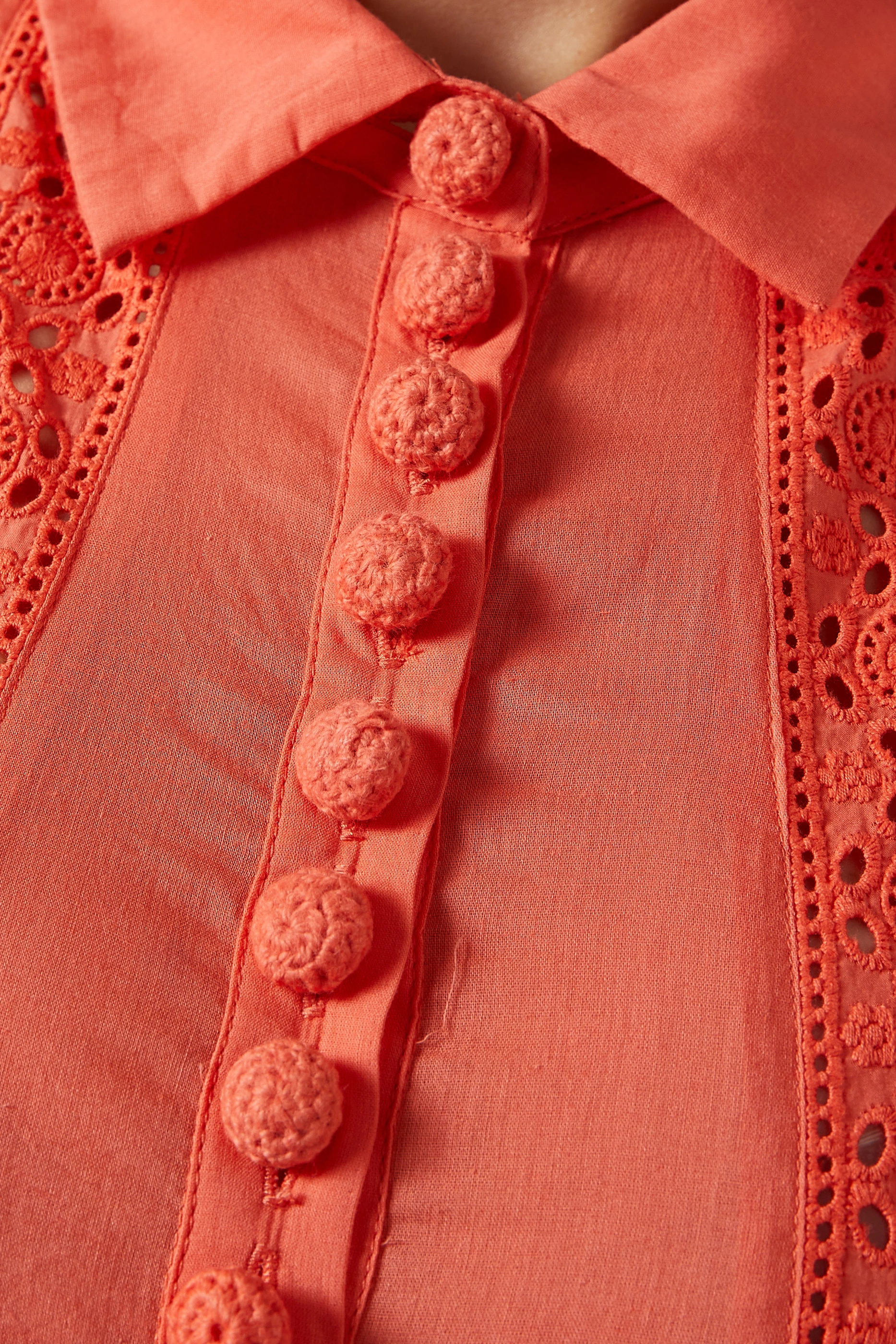 Orange smocked dress outlet