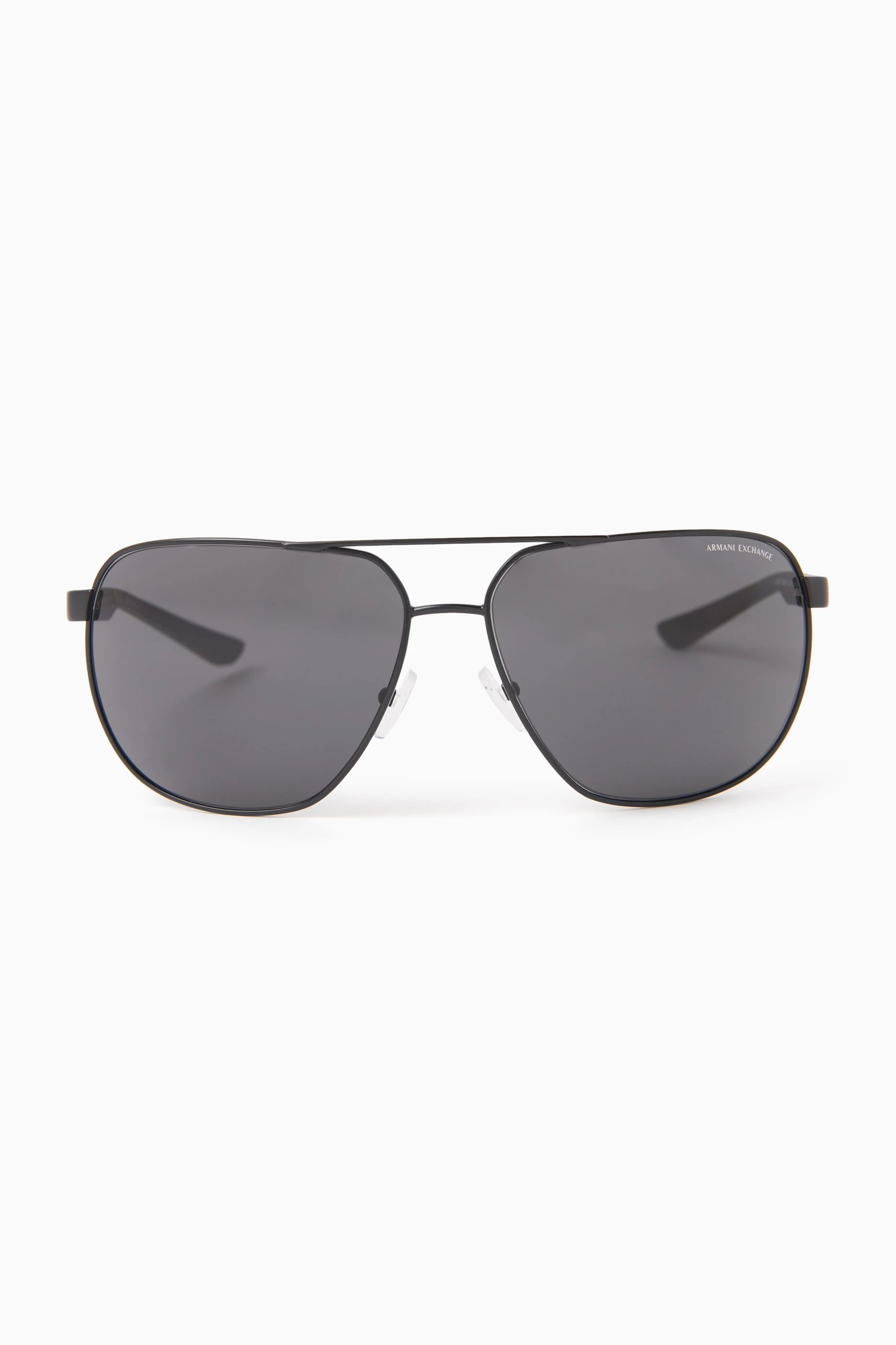 Buy Armani Exchange Black Aviator Sunglasses in Metal for Men in UAE Ounass