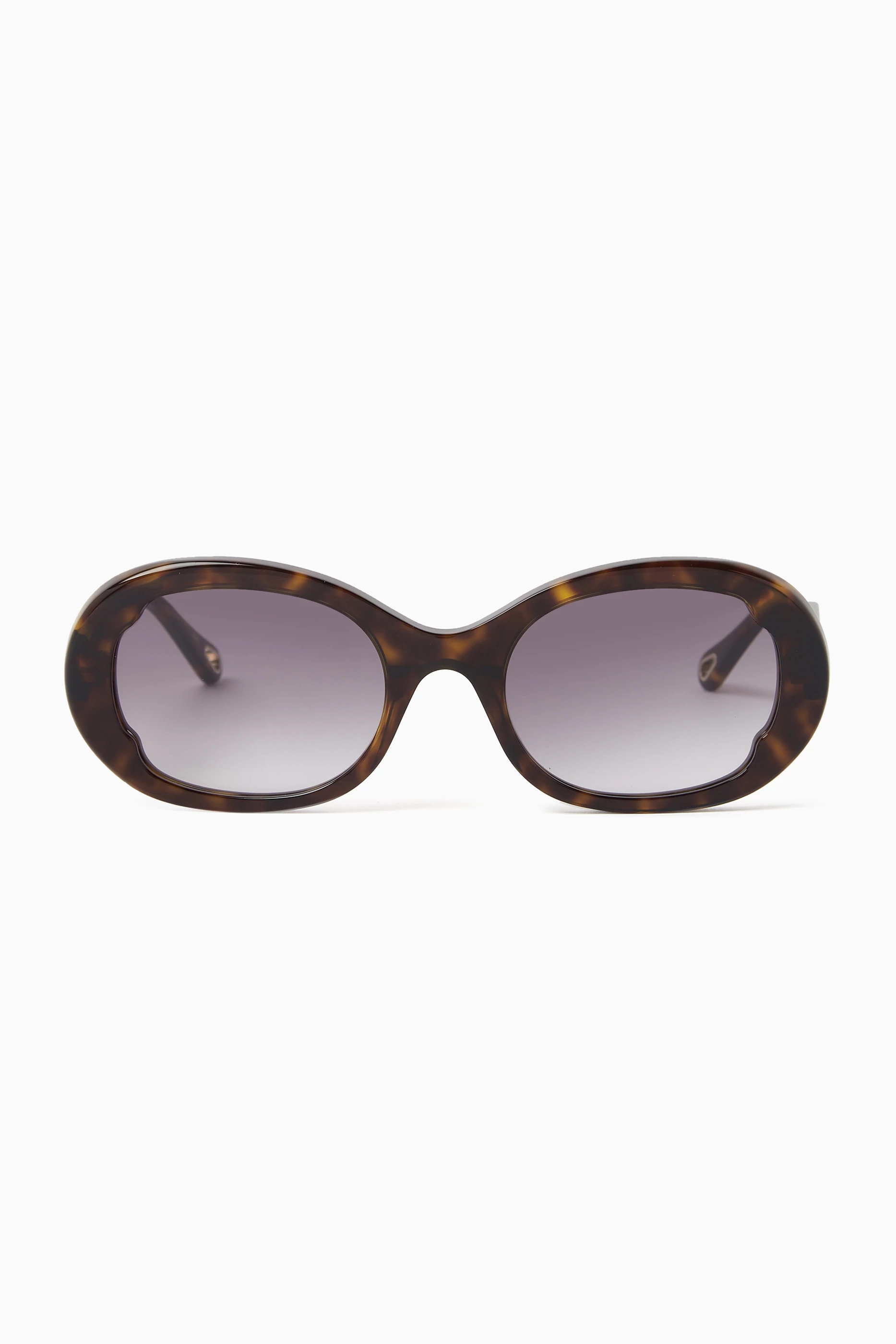 Oval black glasses online