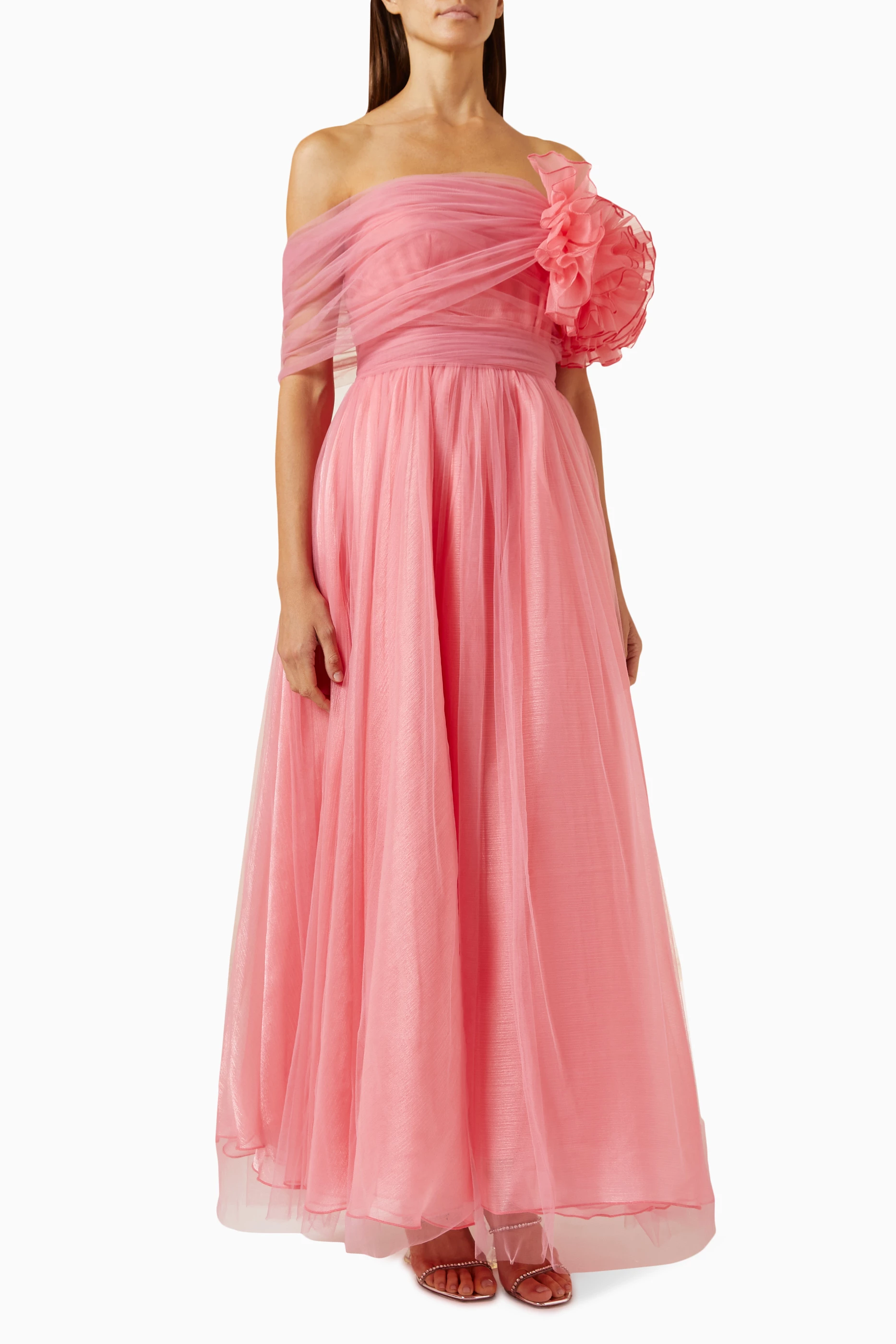 Pink top tulle dress
