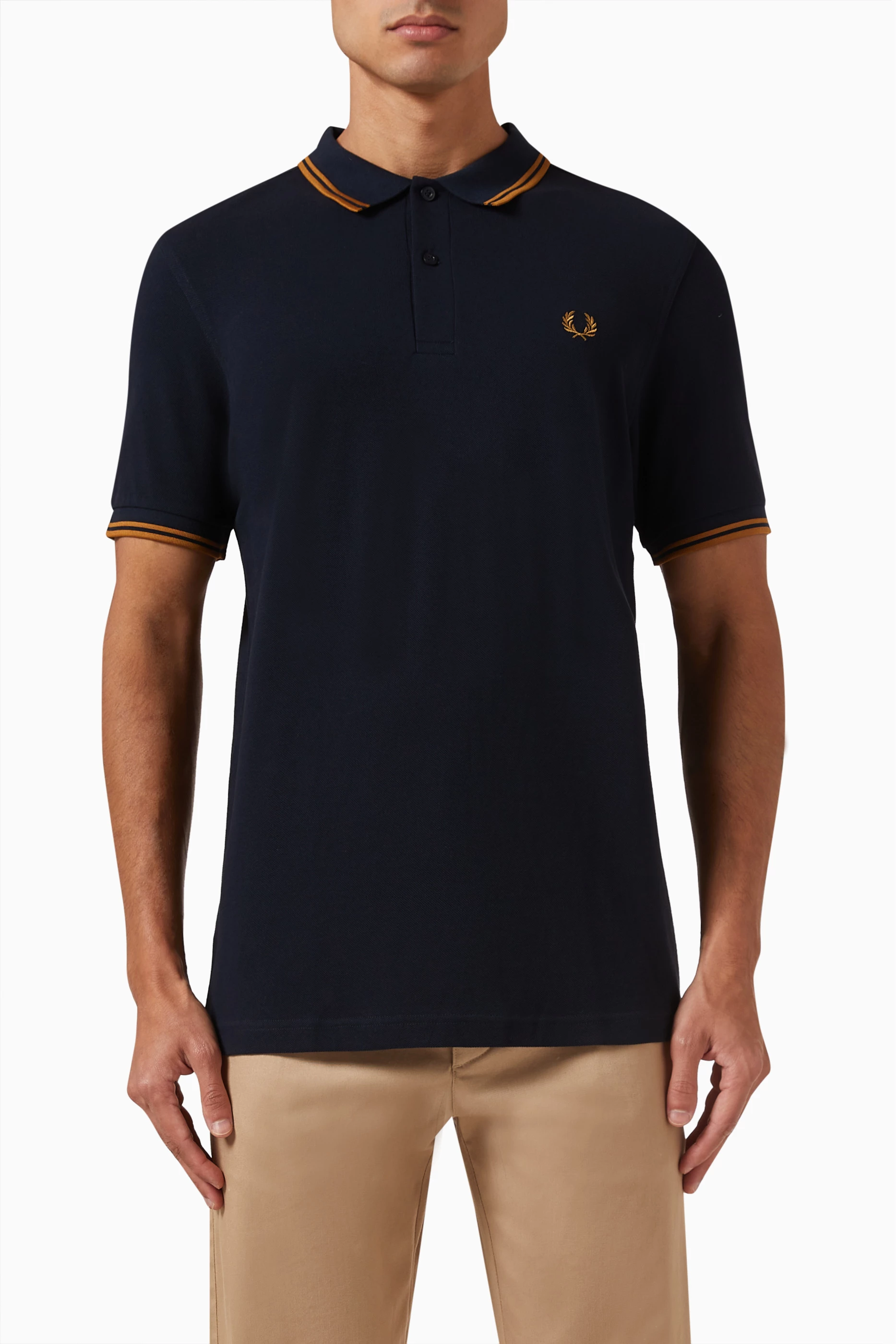 Fred perry slim fit twin sales tipped polo