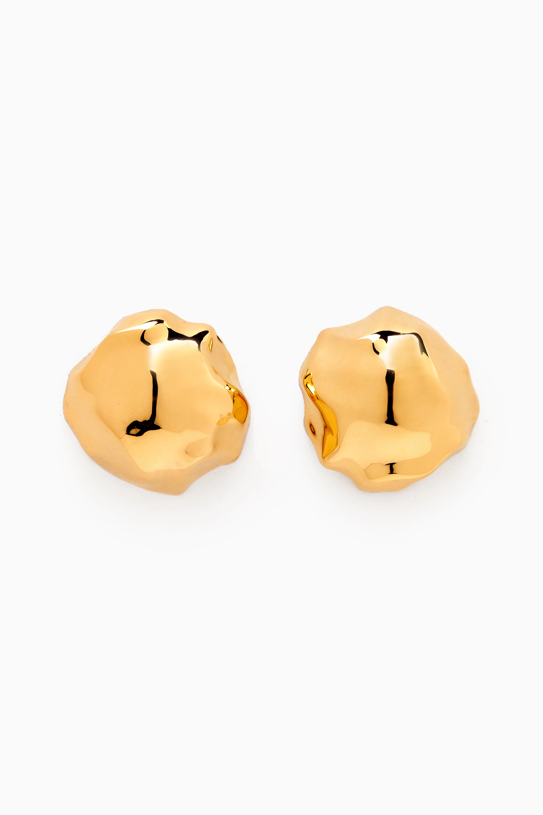 Nugget on sale gold earrings