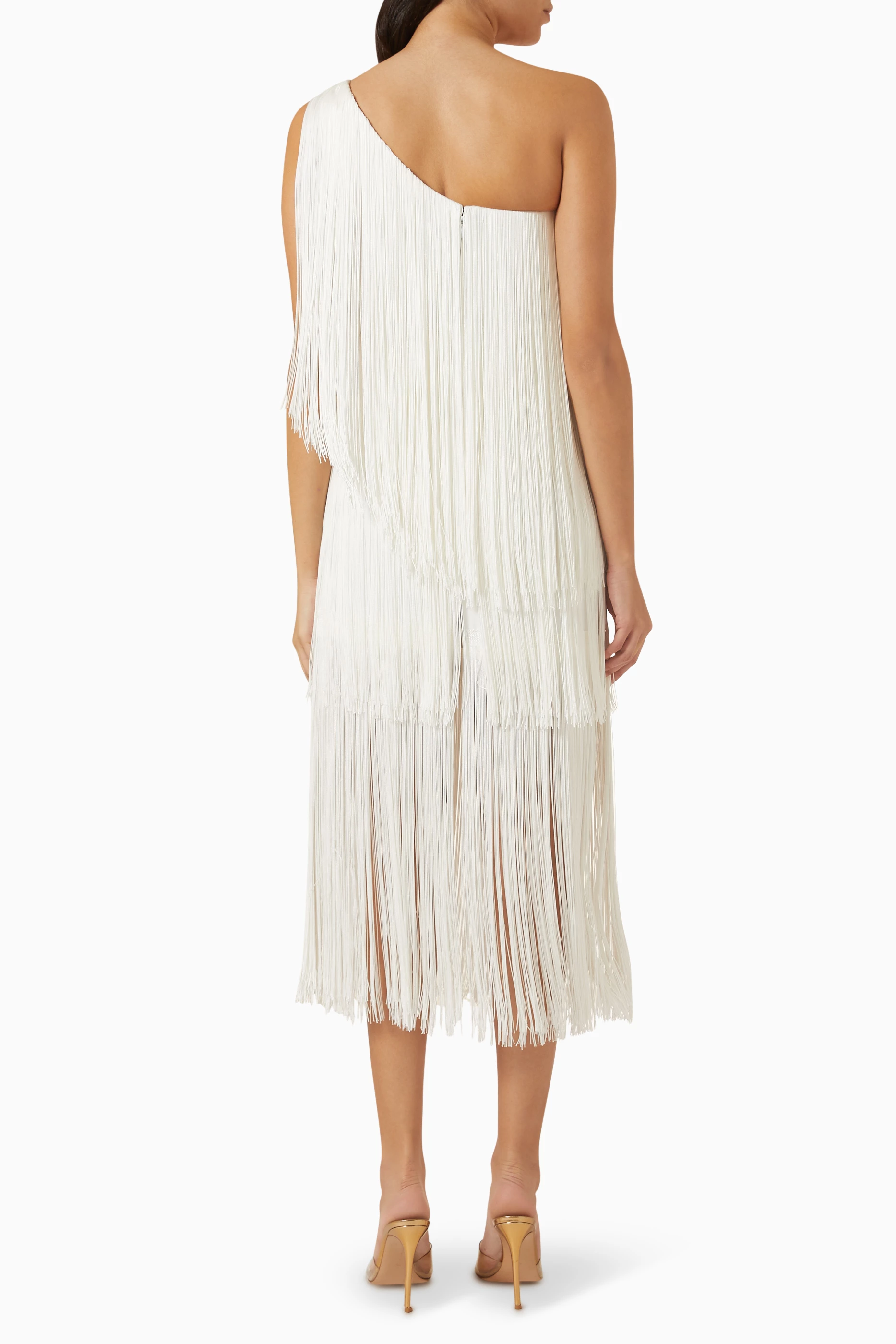 Bcbg fringe hot sale dress