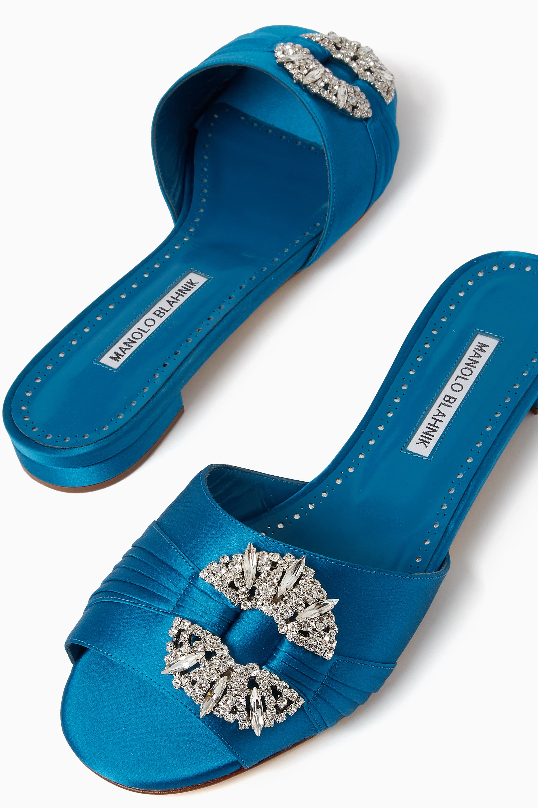 Manolo blahnik slides outlet