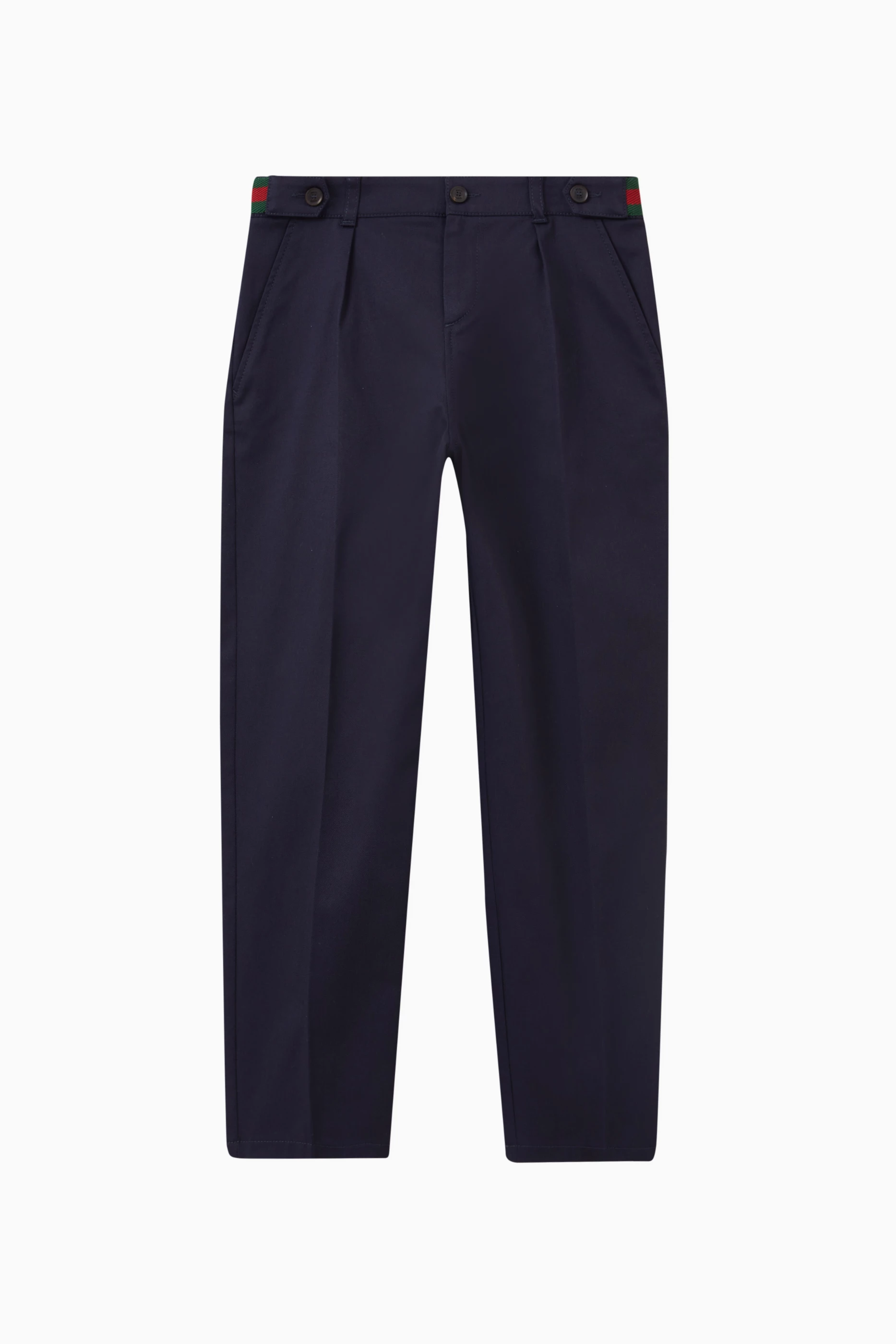 Gabardine stretch pant with gucci stripe hotsell