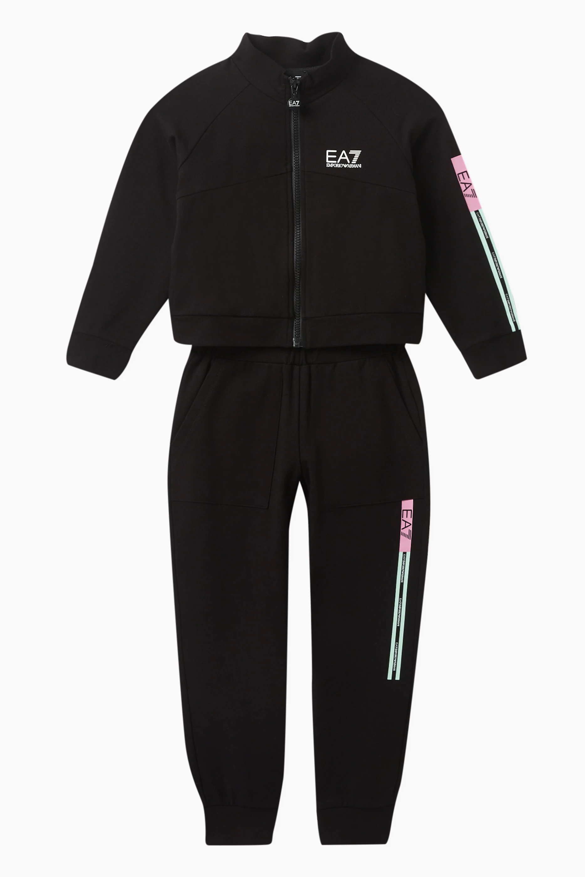 Ea7 tracksuit girls best sale
