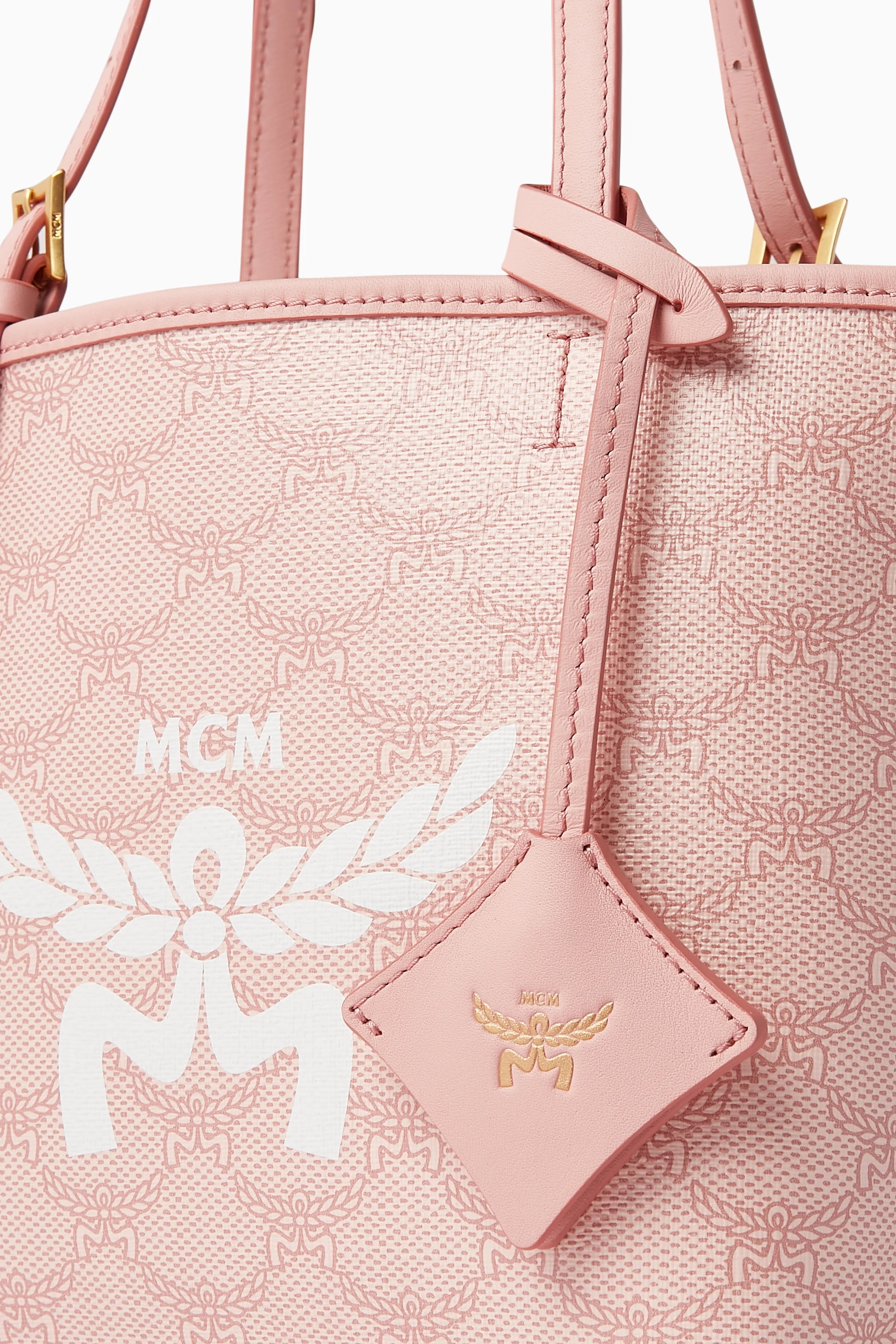 Mcm bag sales pink tote