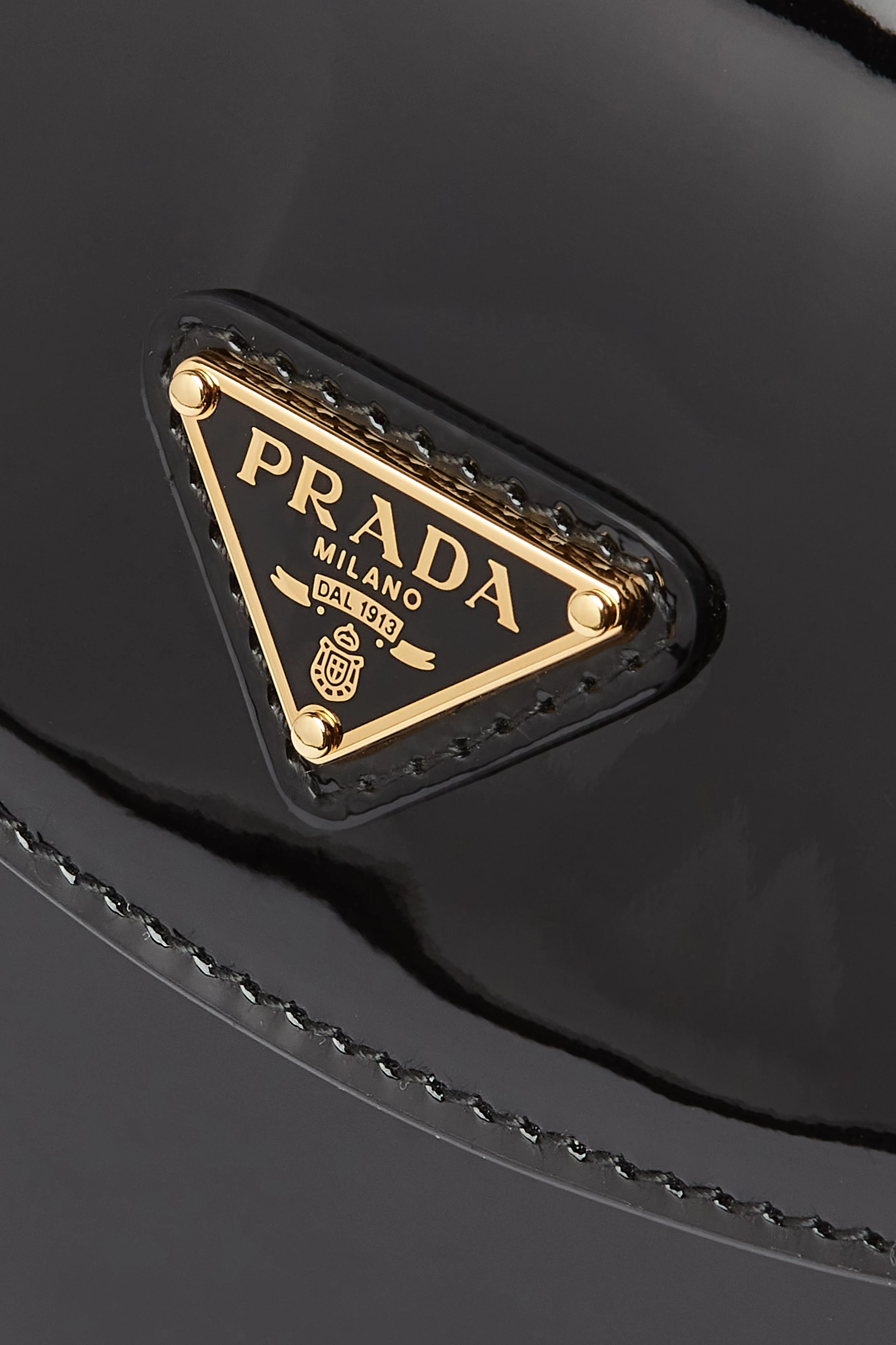 Buy Prada Black Small Shoulder Bag in Patent Leather for Women in