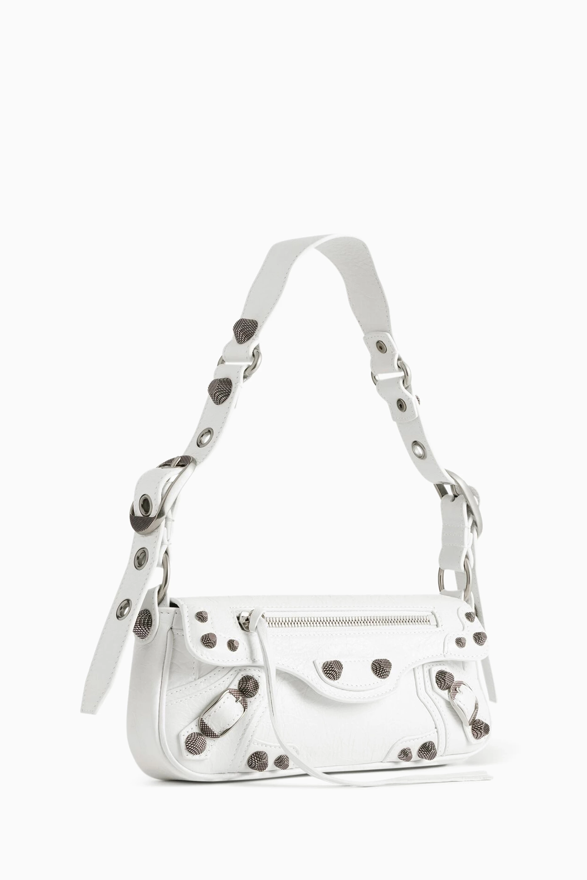 Balenciaga white sales sling bag