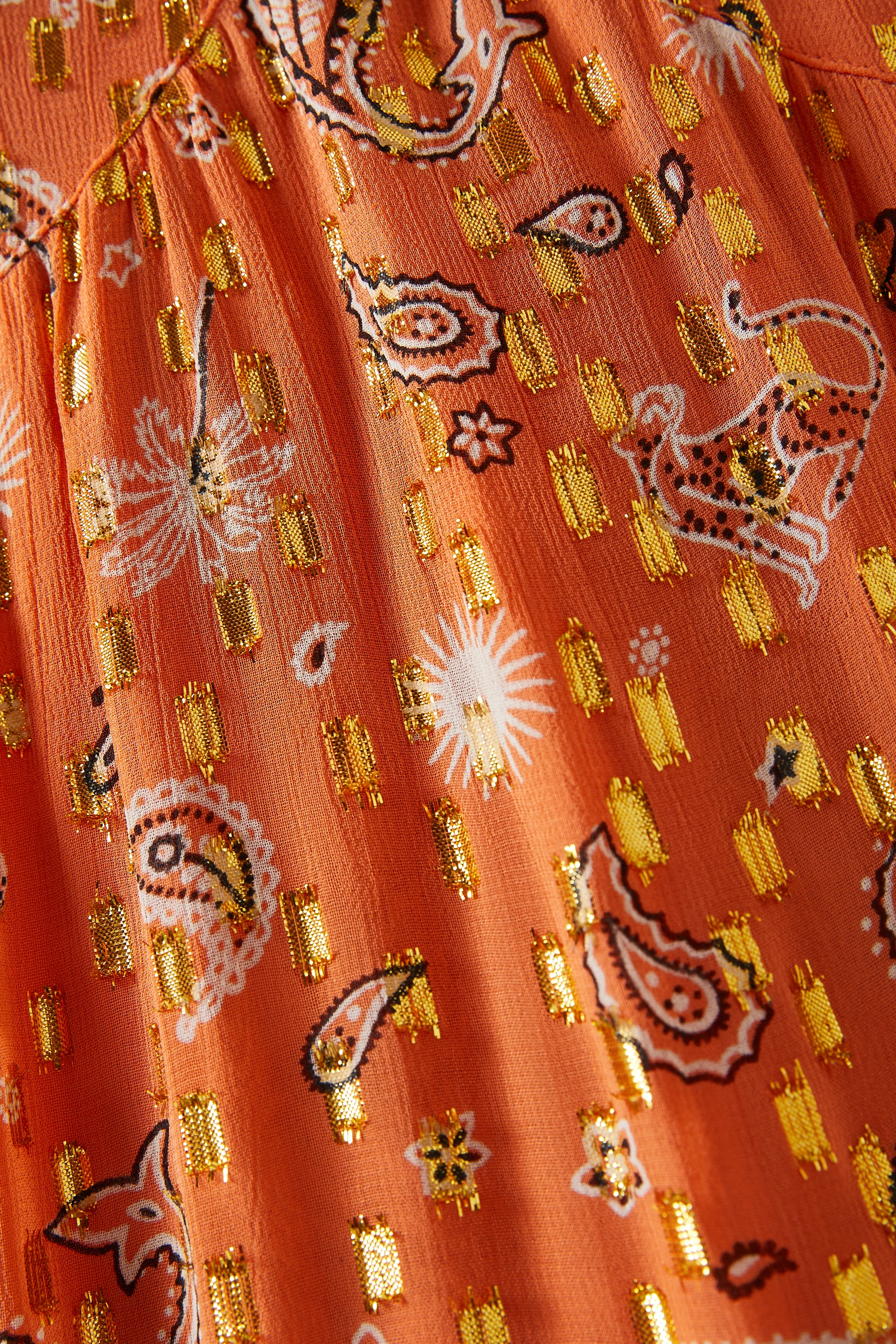 Orange new arrivals leopard dress