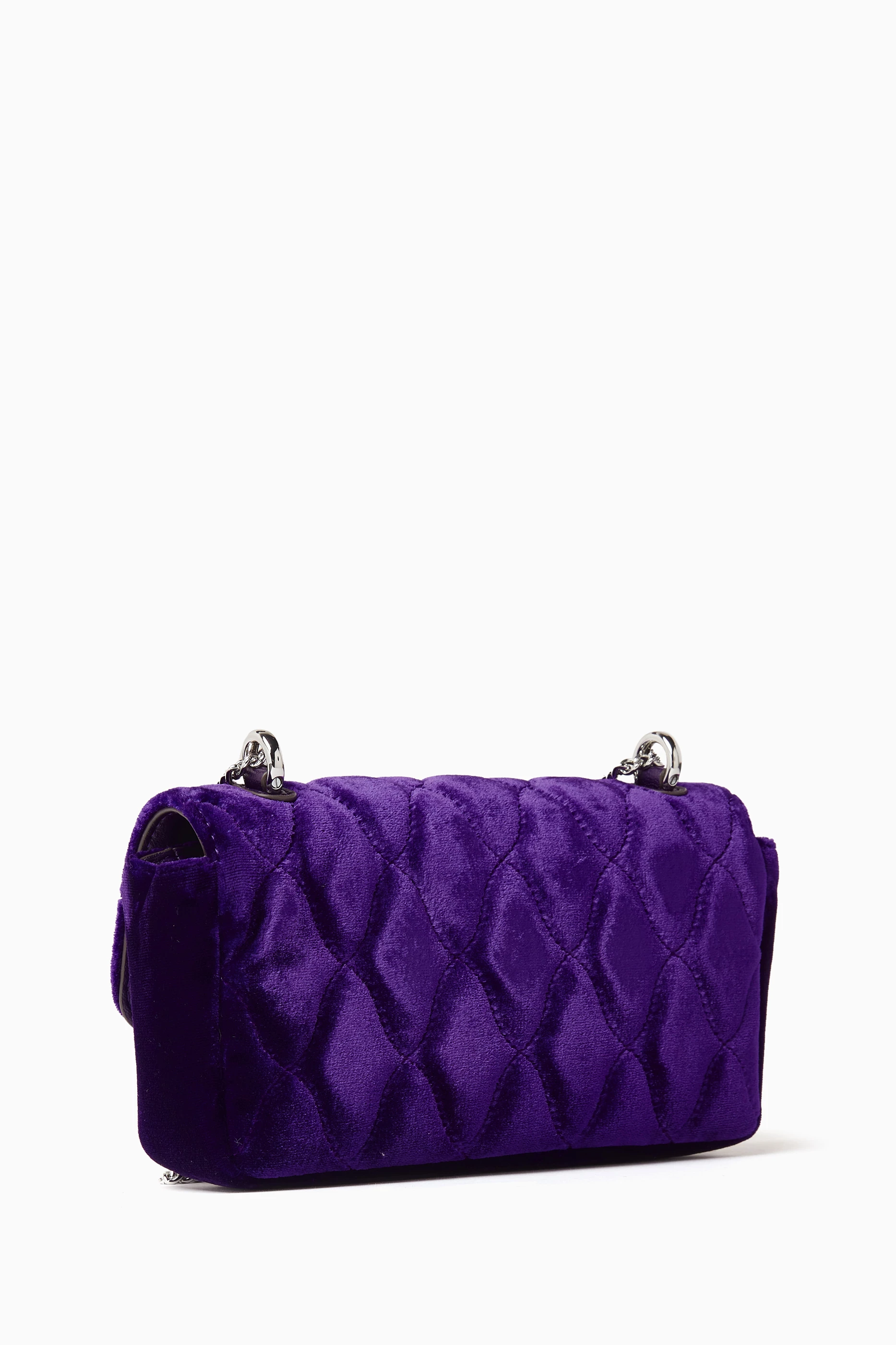 Purple tory burch purse online