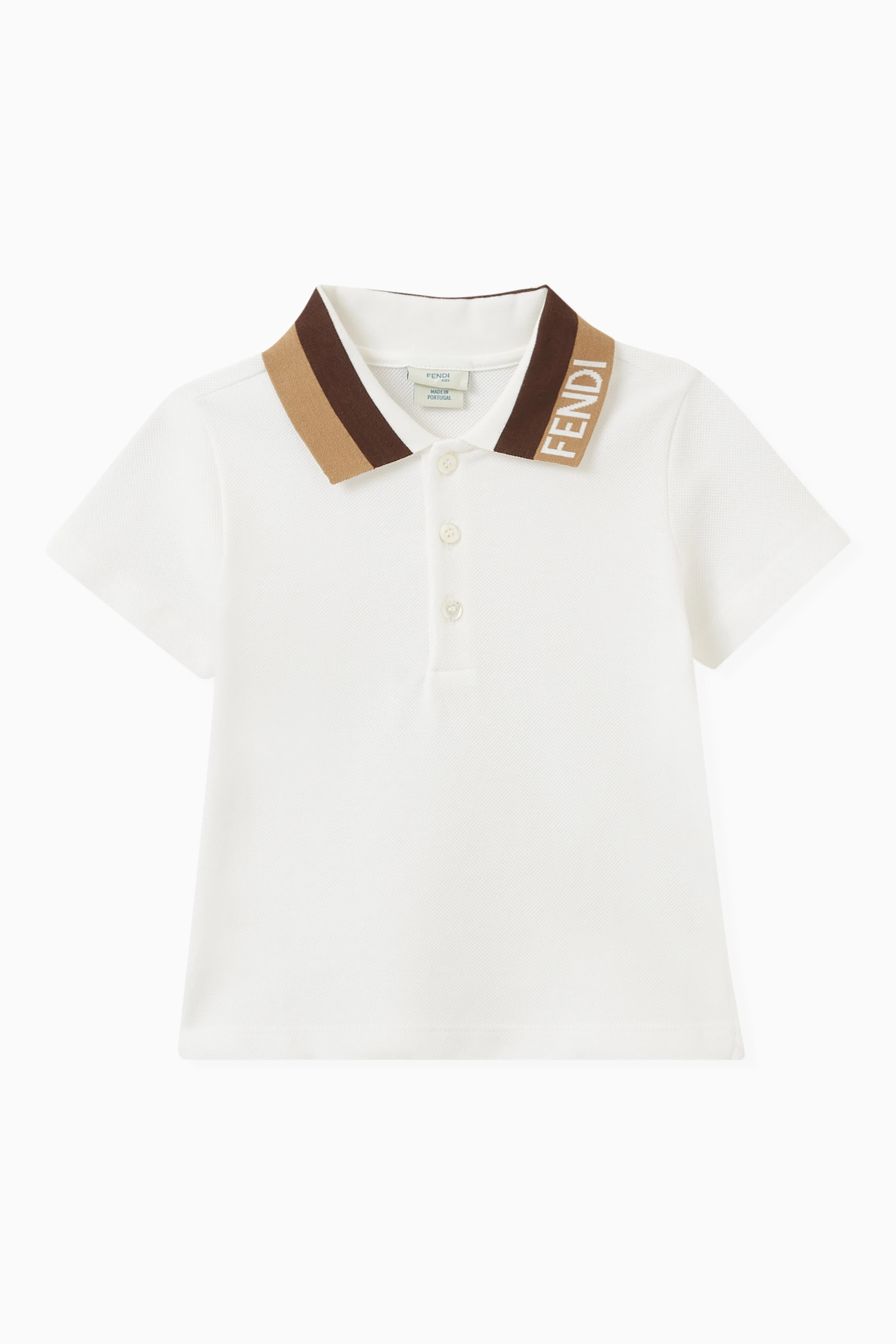 white fendi polo